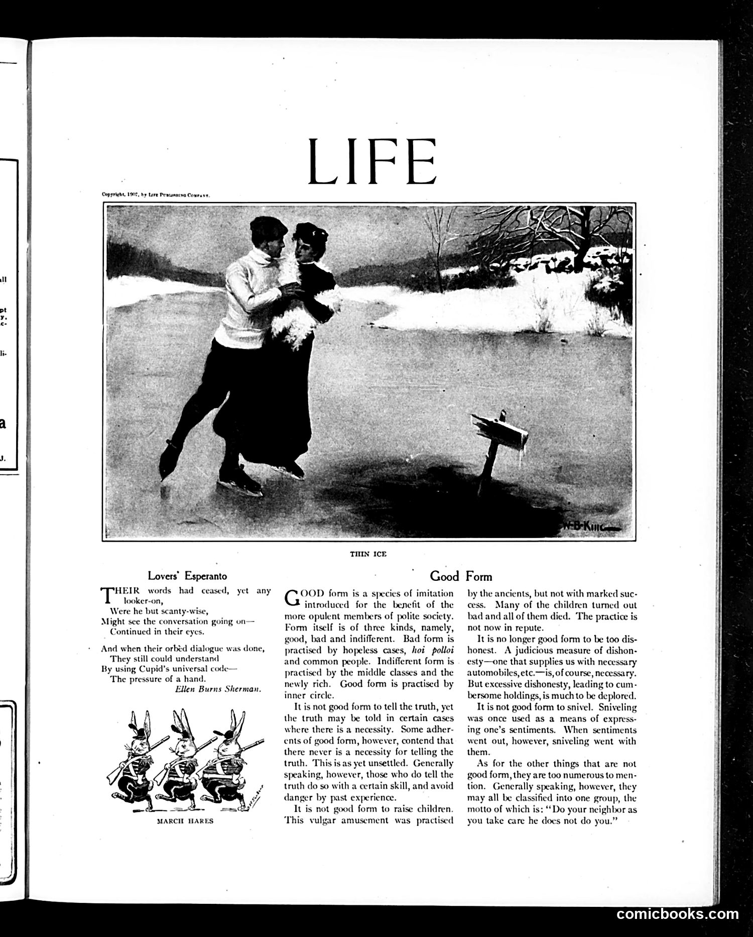 Life — March 14, 1907 — page 5: Life, 1907-03-14