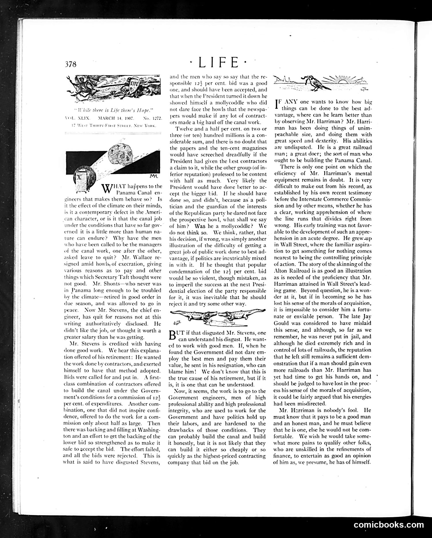 Life — March 14, 1907 — page 6: Life, 1907-03-14