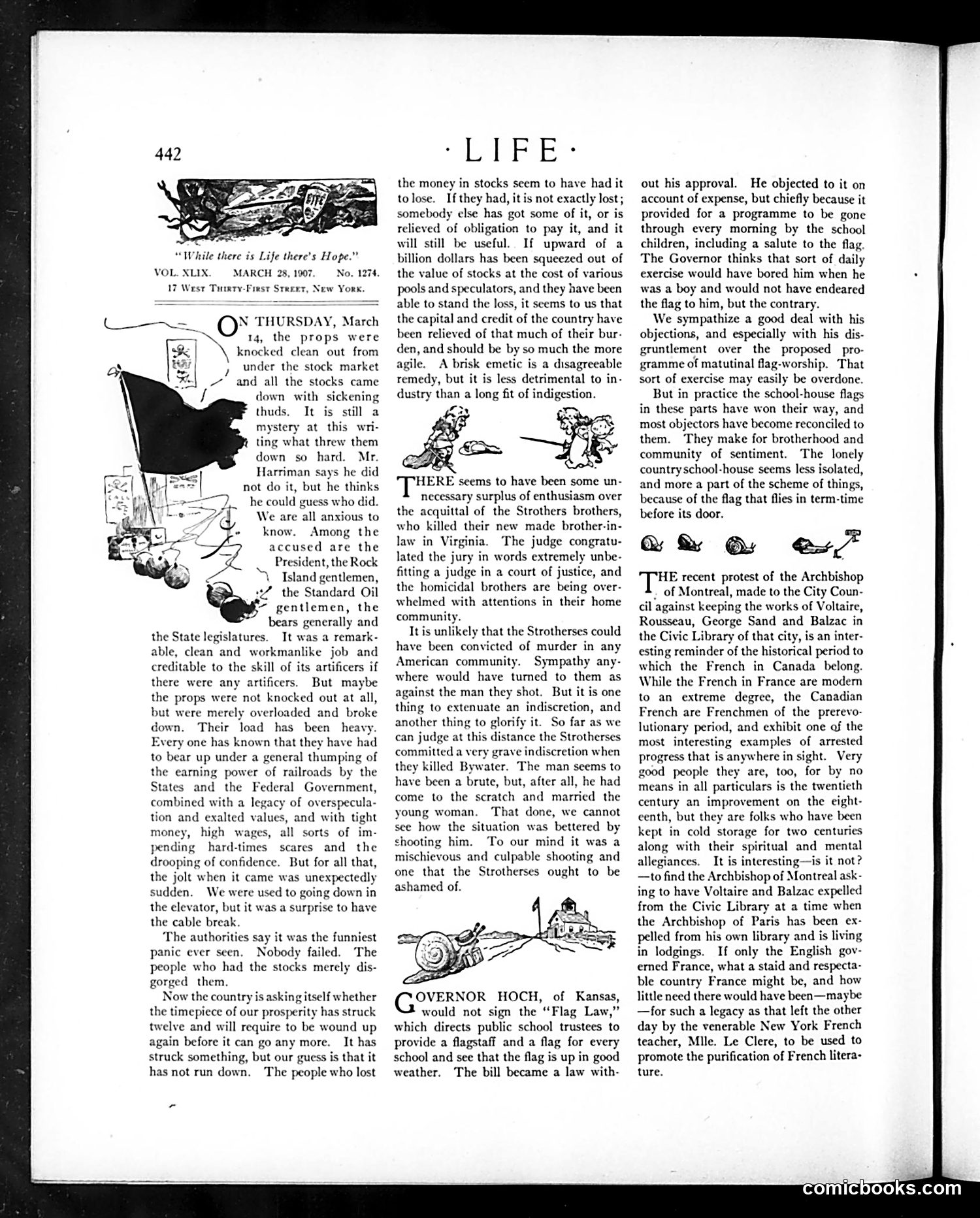 Life — March 28, 1907 — page 6: Life, 1907-03-28