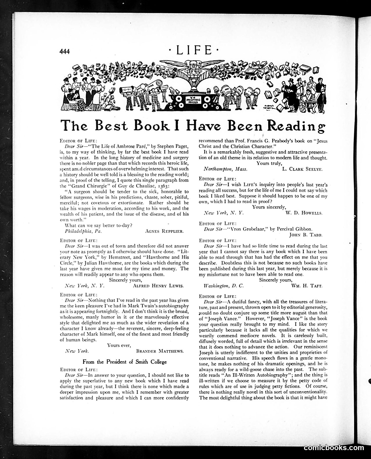 Life — March 28, 1907 — page 8: Life, 1907-03-28