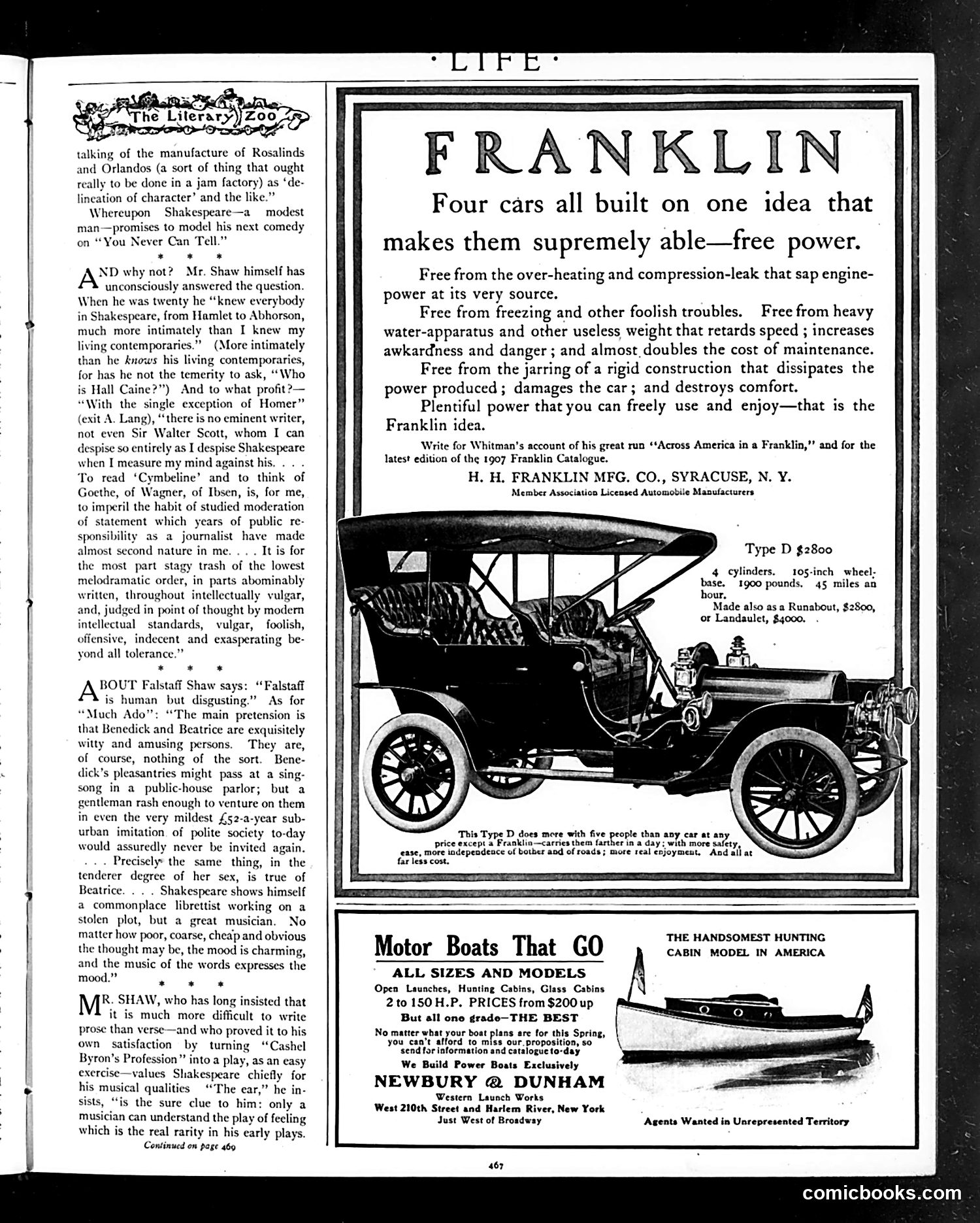 Life — April 4, 1907 — page 7: Life, 1907-04-04
