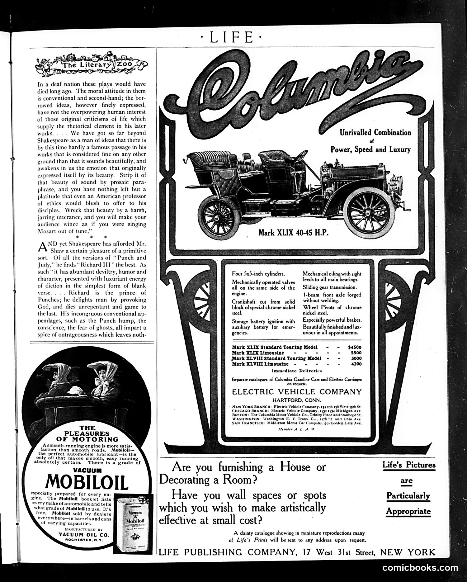 Life — April 4, 1907 — page 9: Life, 1907-04-04