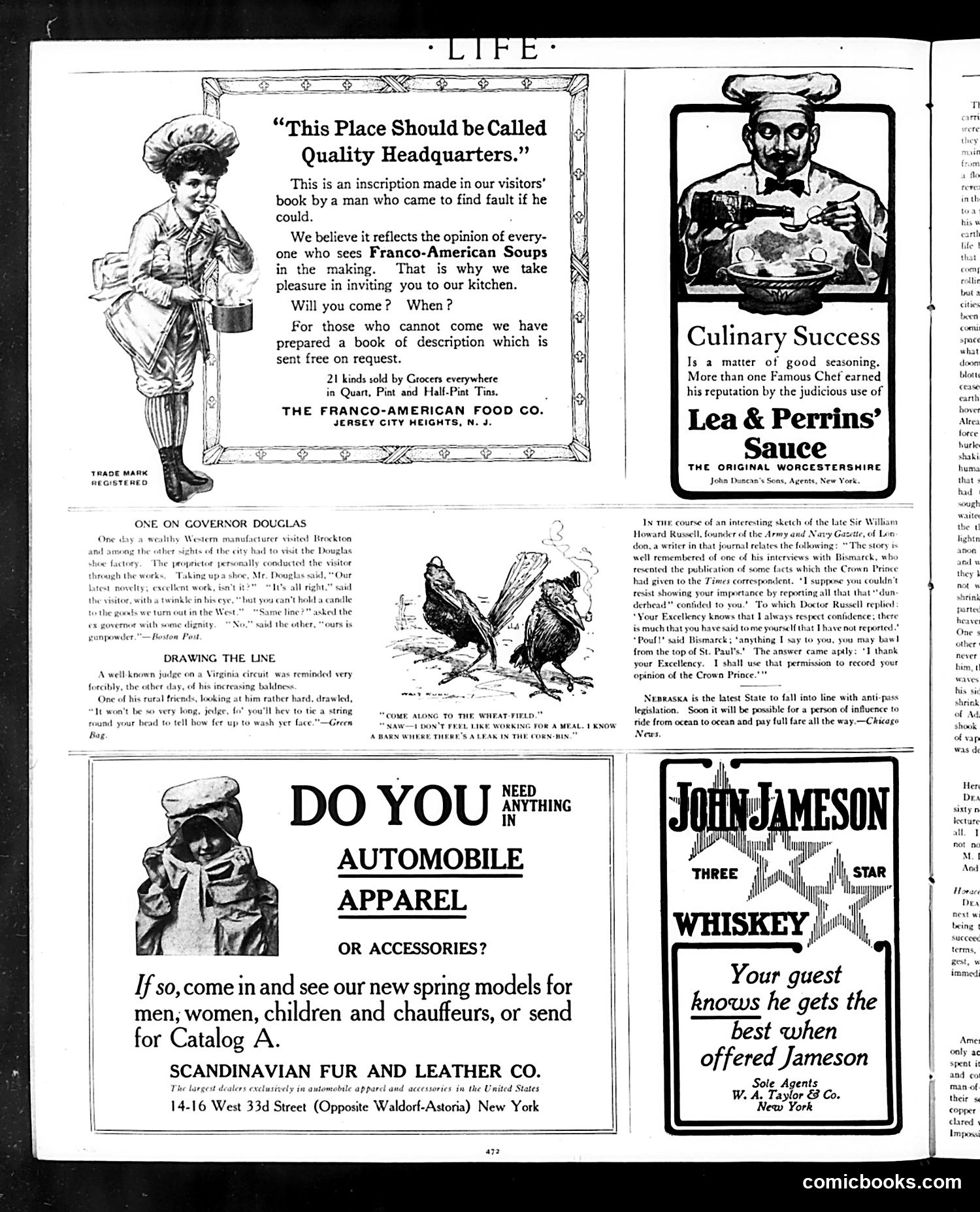 Life — April 4, 1907 — page 12: Life, 1907-04-04