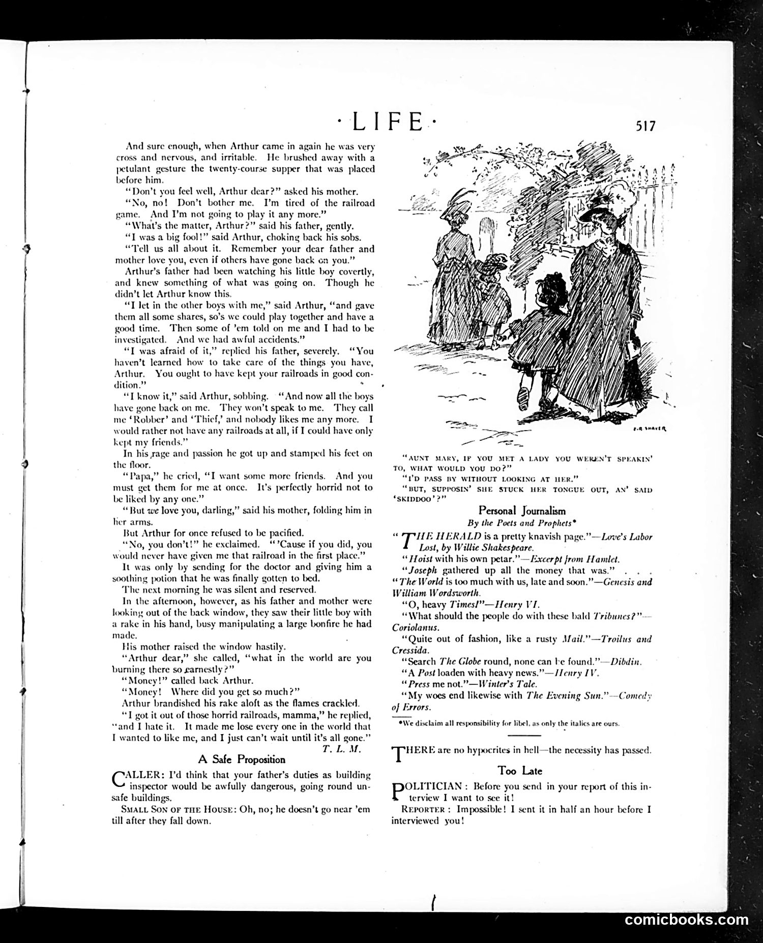 Life — April 11, 1907 — page 9: Life, 1907-04-11