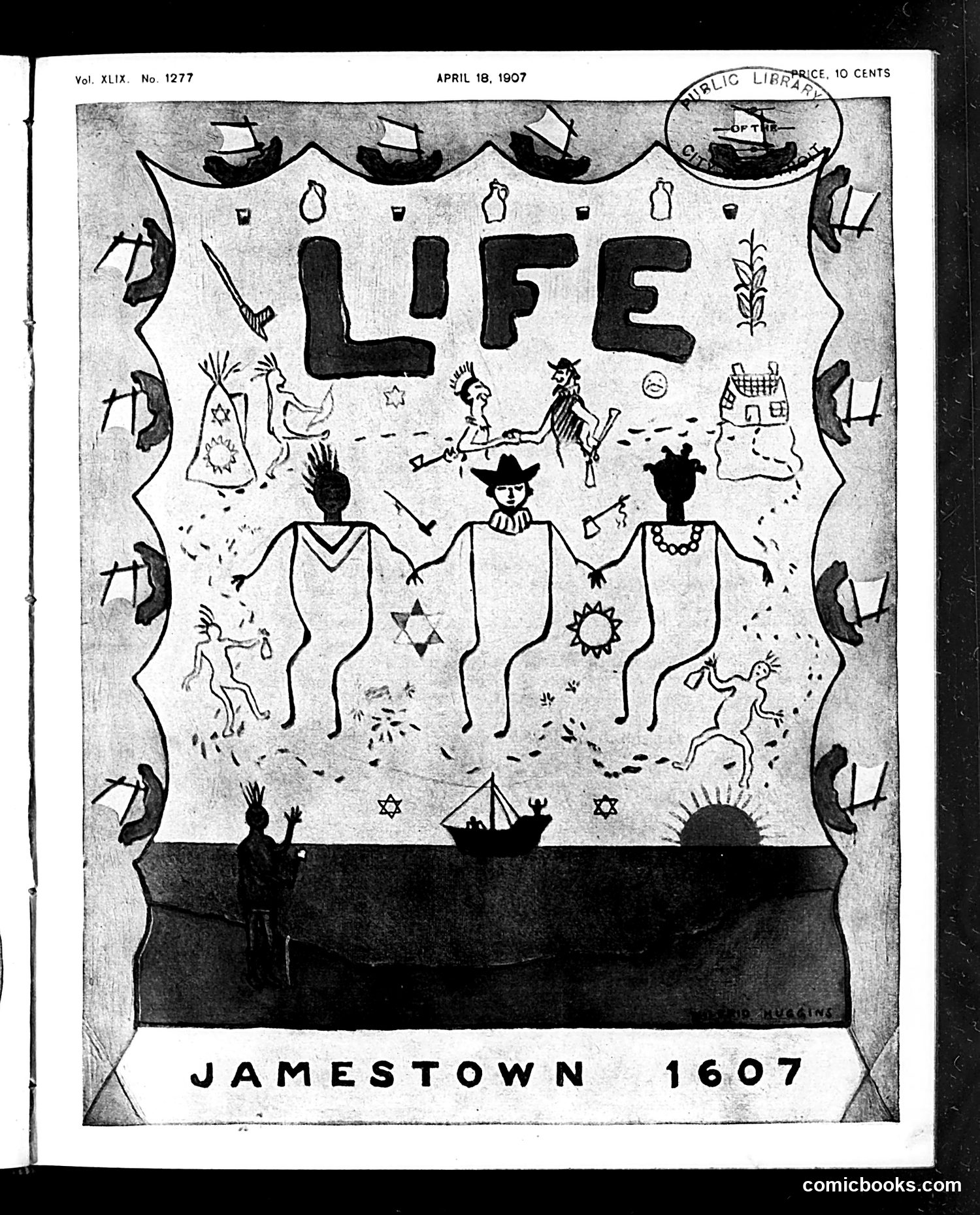 Life — April 18, 1907 — page 1: Life, 1907-04-18