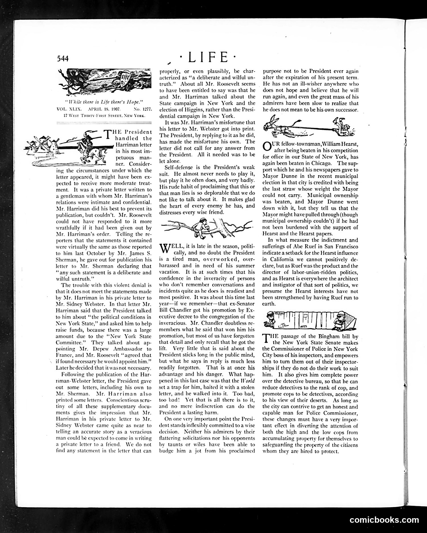 Life — April 18, 1907 — page 12: Life, 1907-04-18