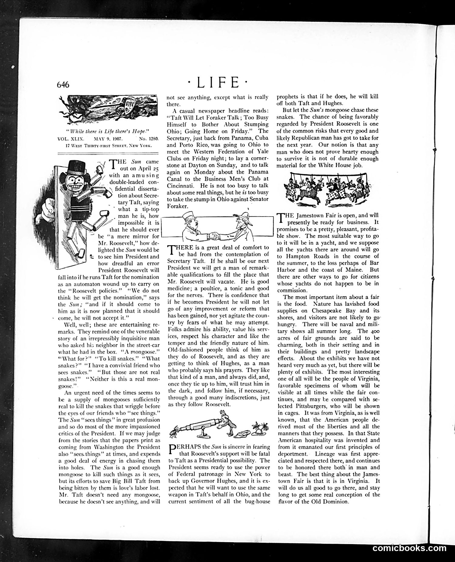 Life — May 9, 1907 — page 6: Life, 1907-05-09