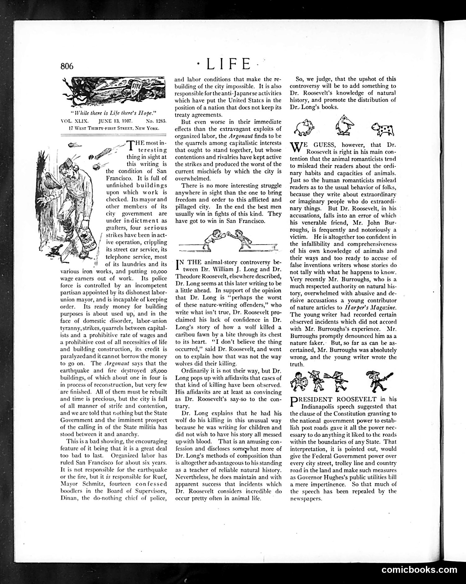 Life — June 13, 1907 — page 6: Life, 1907-06-13