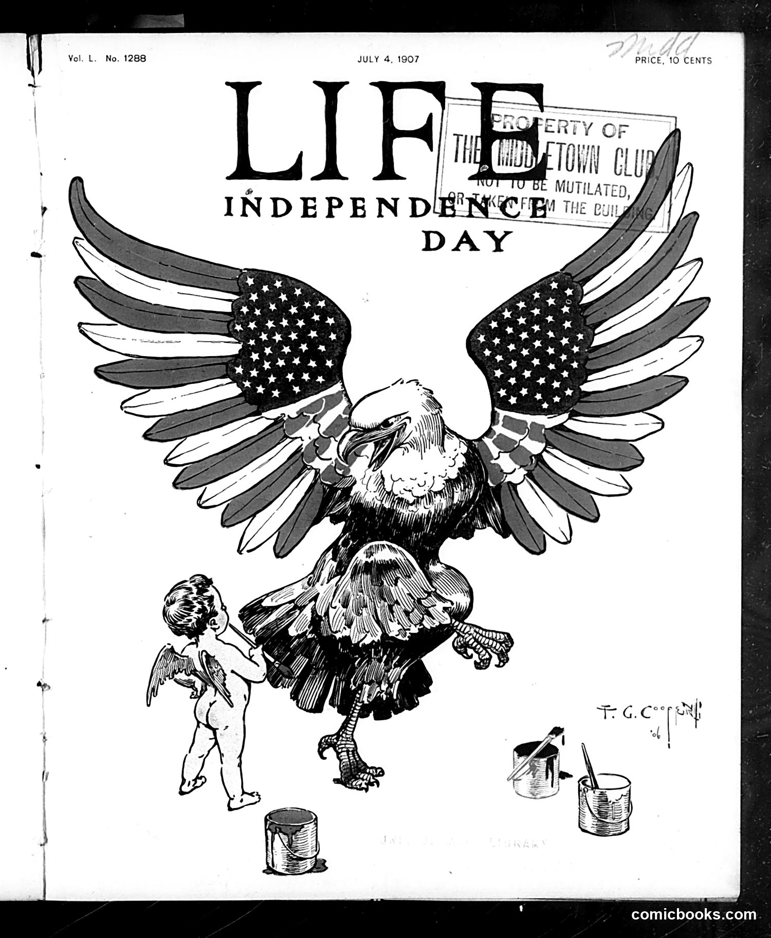 Life — July 4, 1907 — page 1: Life, 1907-07-04