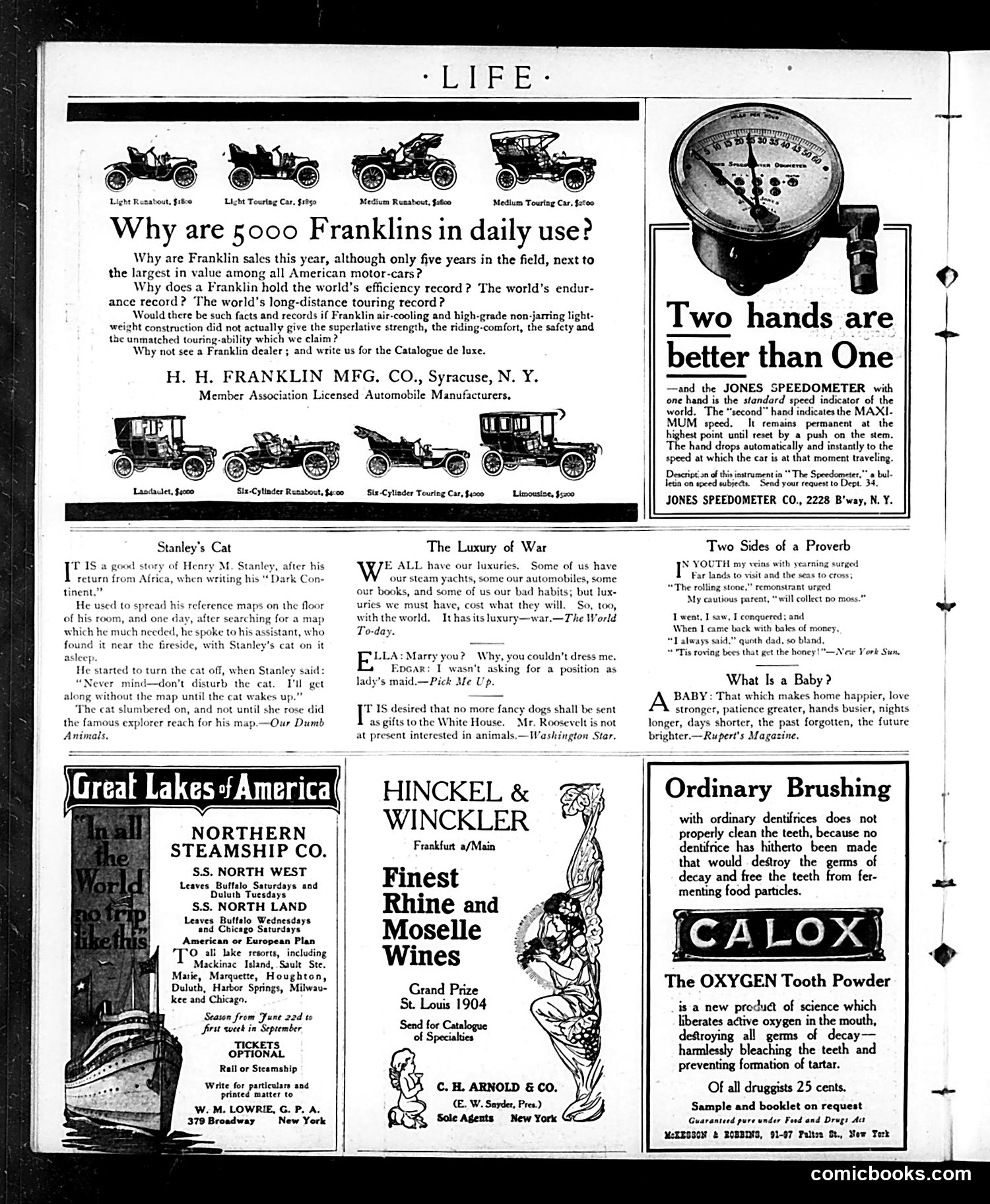 Life — July 4, 1907 — page 6: Life, 1907-07-04