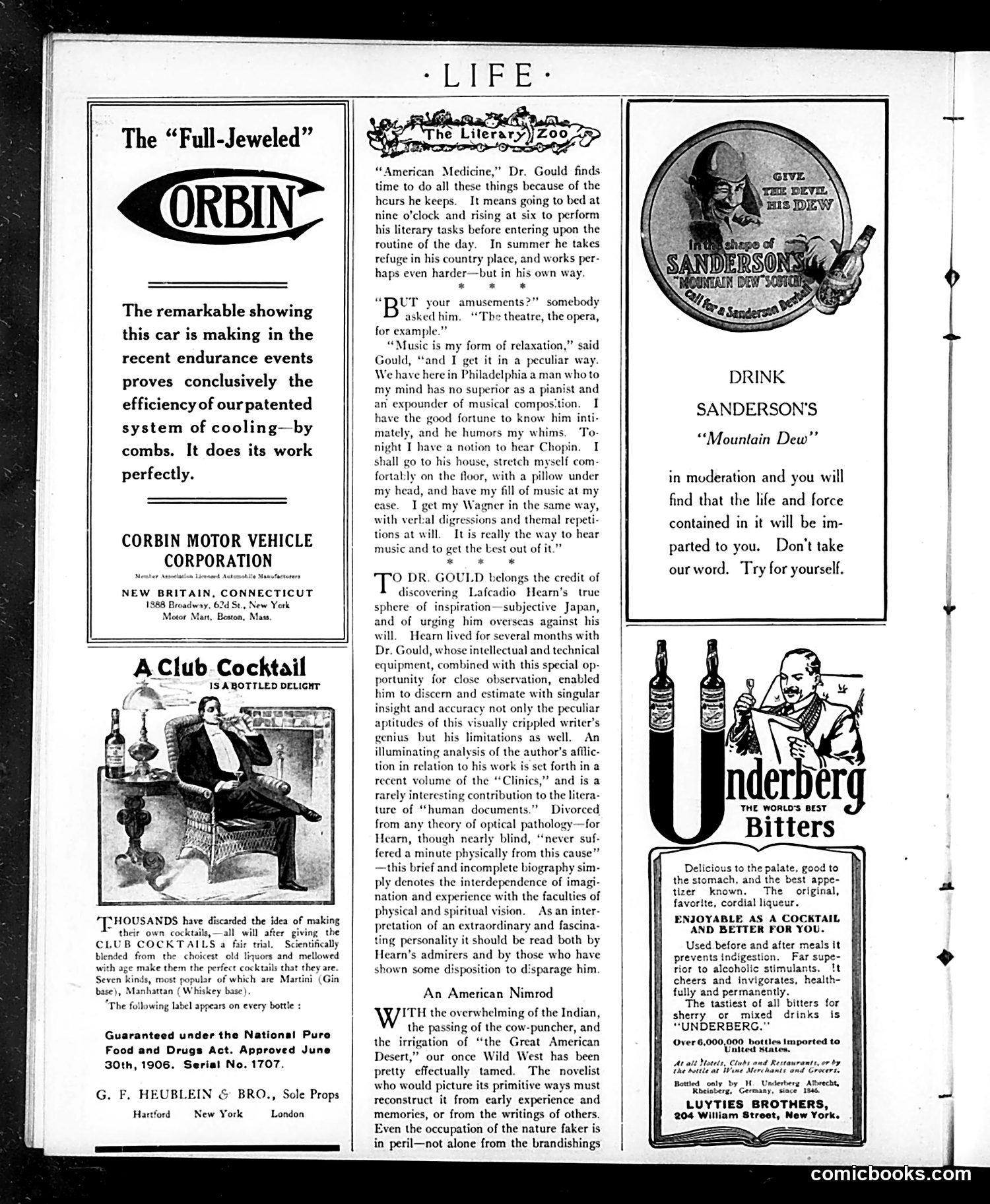 Life — July 4, 1907 — page 10: Life, 1907-07-04