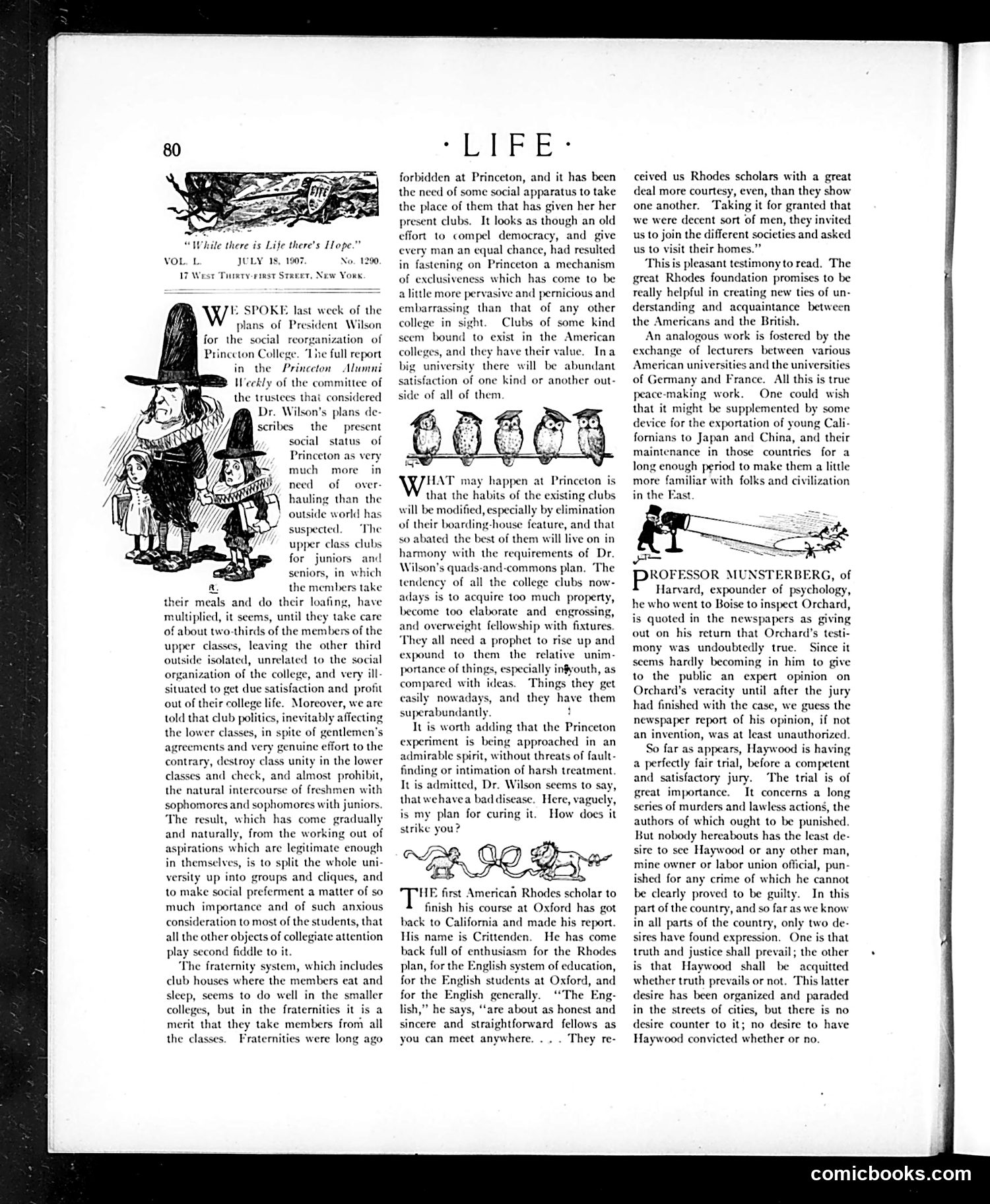 Life — July 18, 1907 — page 8: Life, 1907-07-18