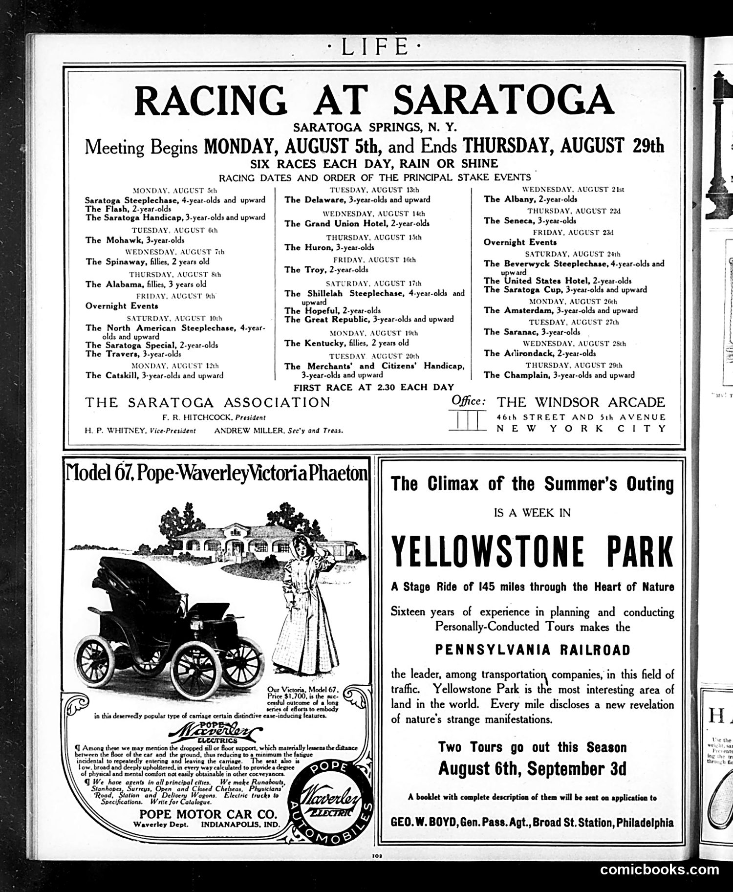 Life — July 25, 1907 — page 2: Life, 1907-07-25