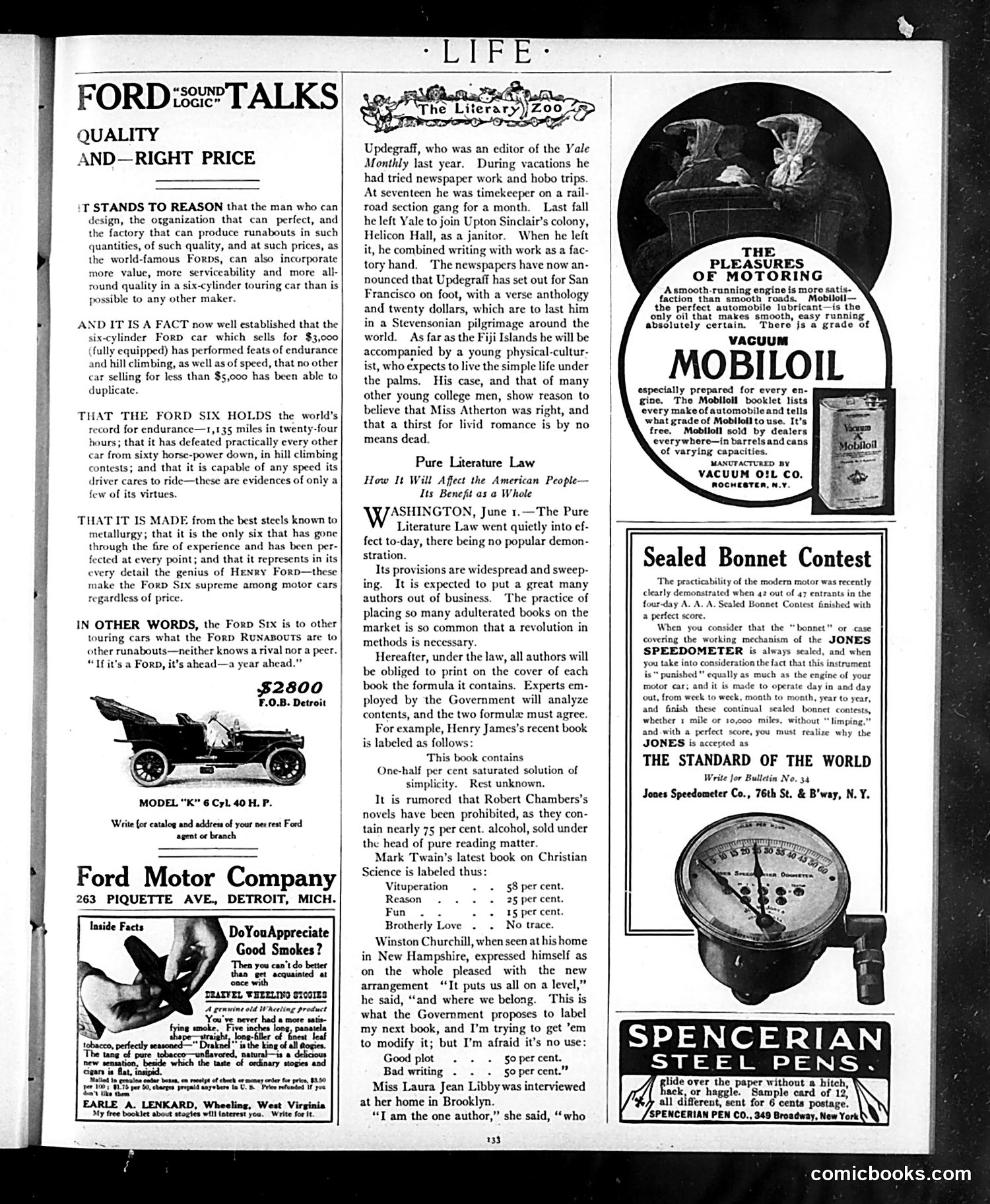 Life — August 1, 1907 — page 9: Life, 1907-08-01