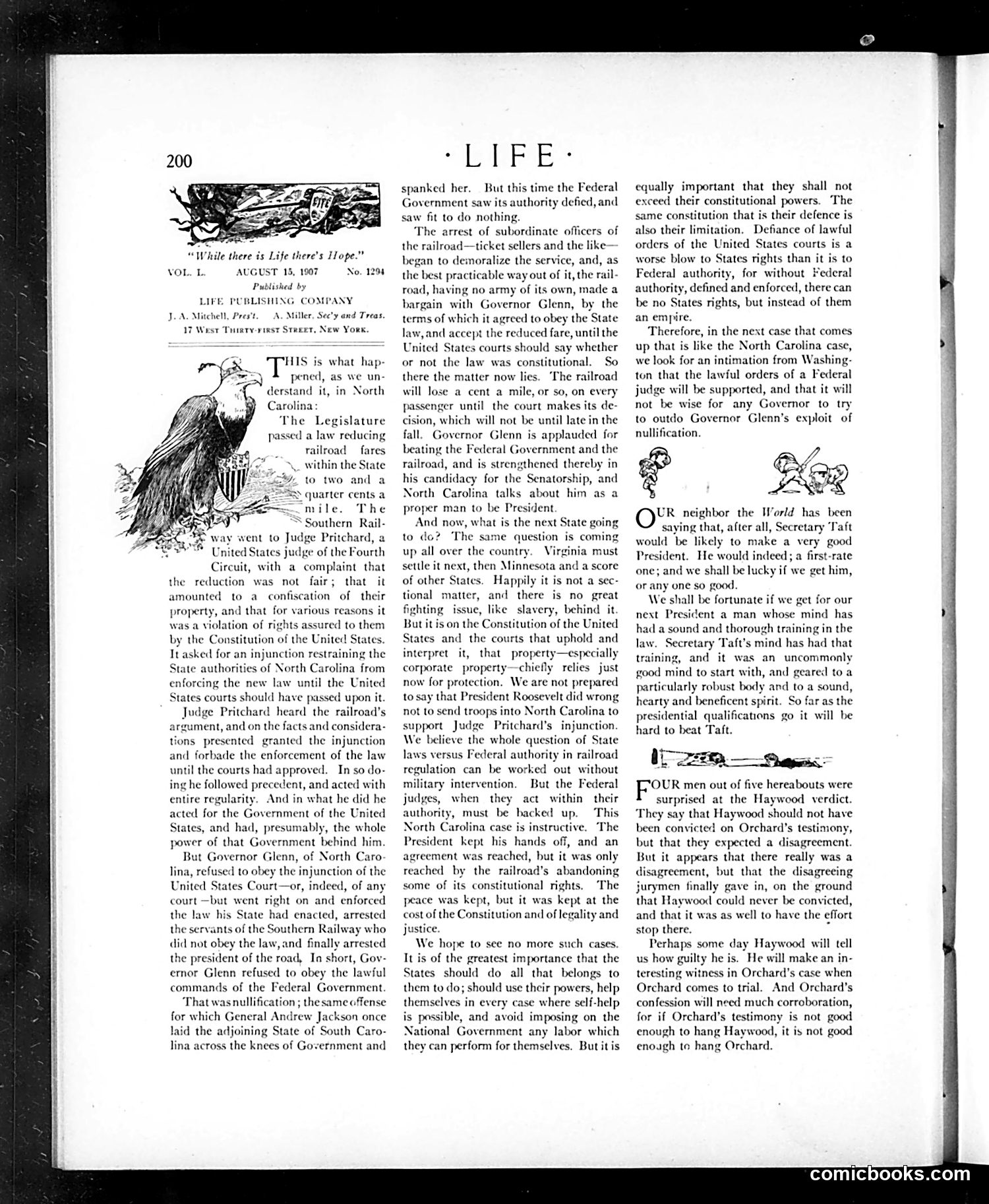 Life — August 15, 1907 — page 8: Life, 1907-08-15