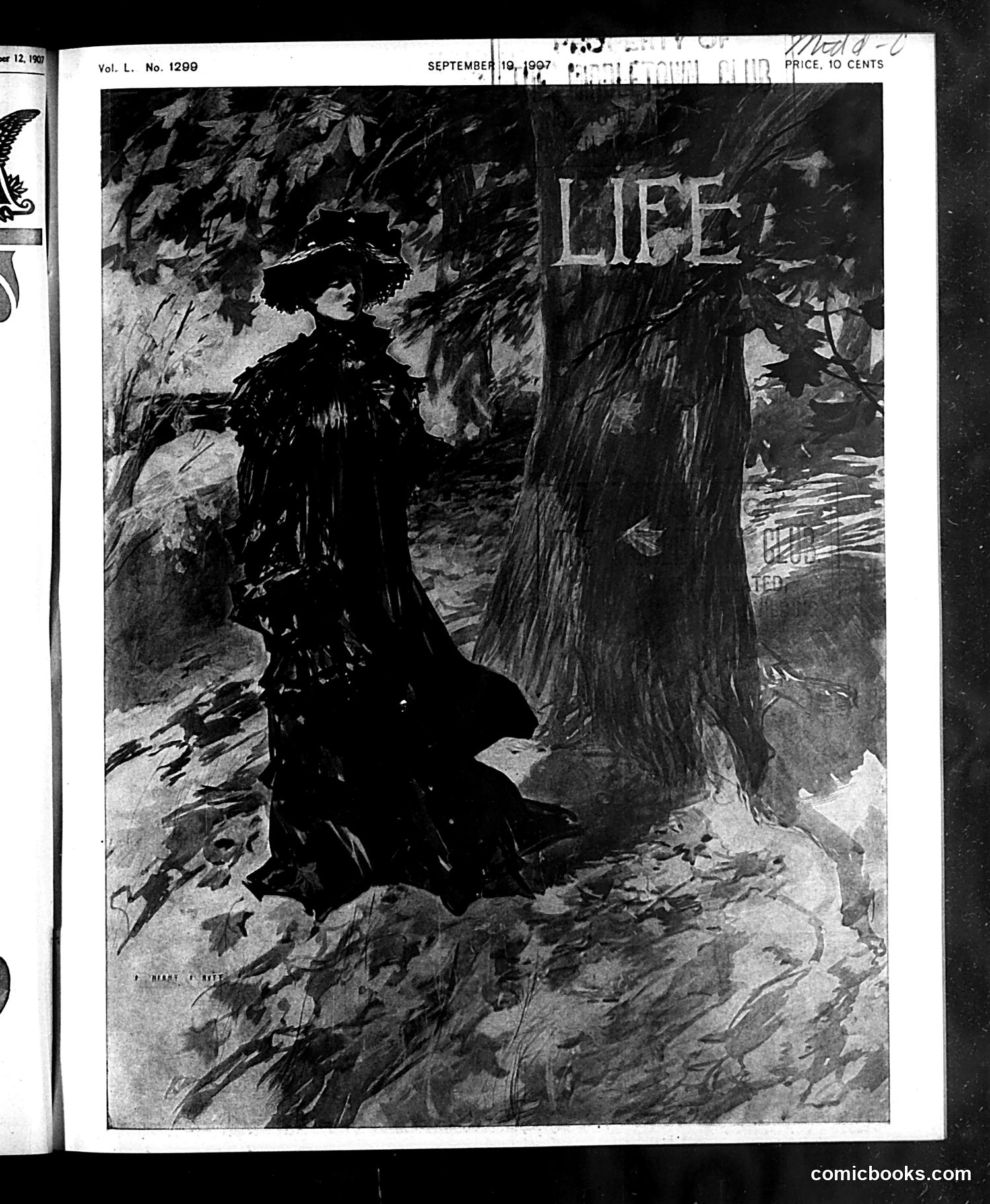 Life — September 19, 1907 — page 1: Life, 1907-09-19