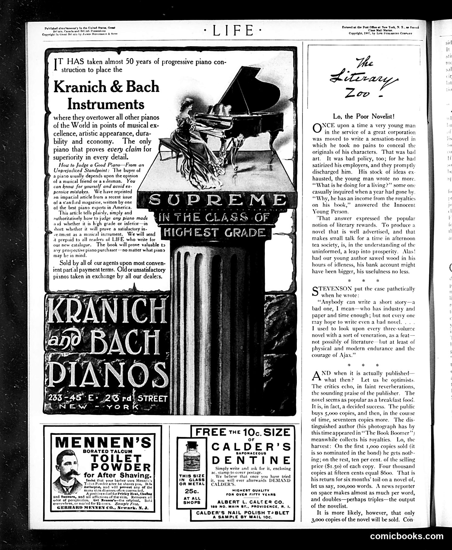 Life — September 19, 1907 — page 2: Life, 1907-09-19