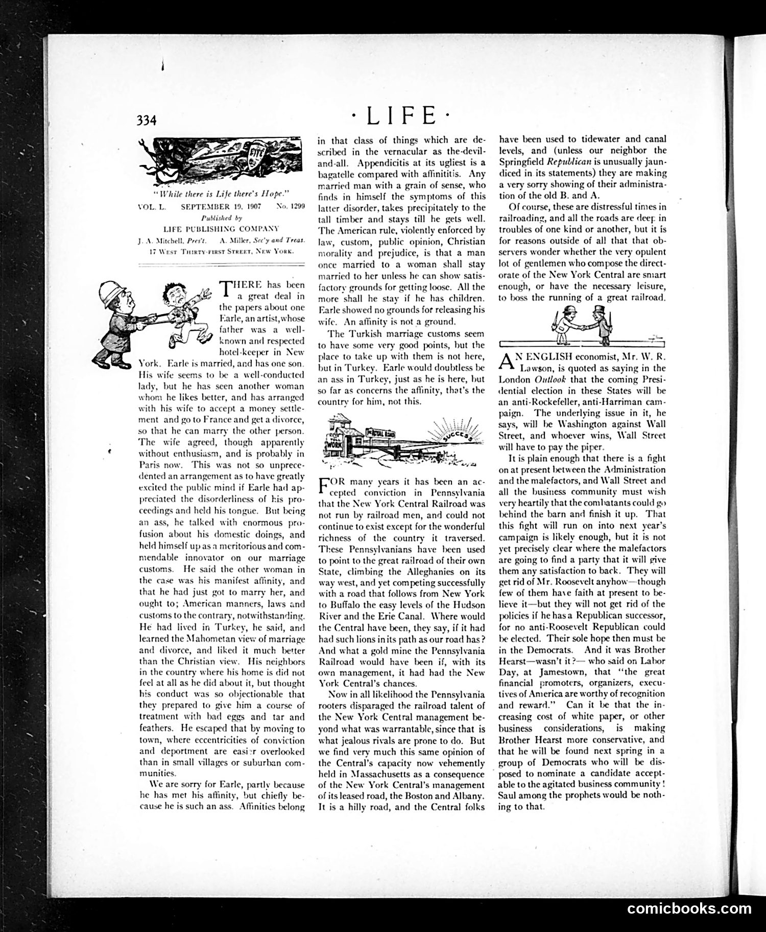 Life — September 19, 1907 — page 6: Life, 1907-09-19