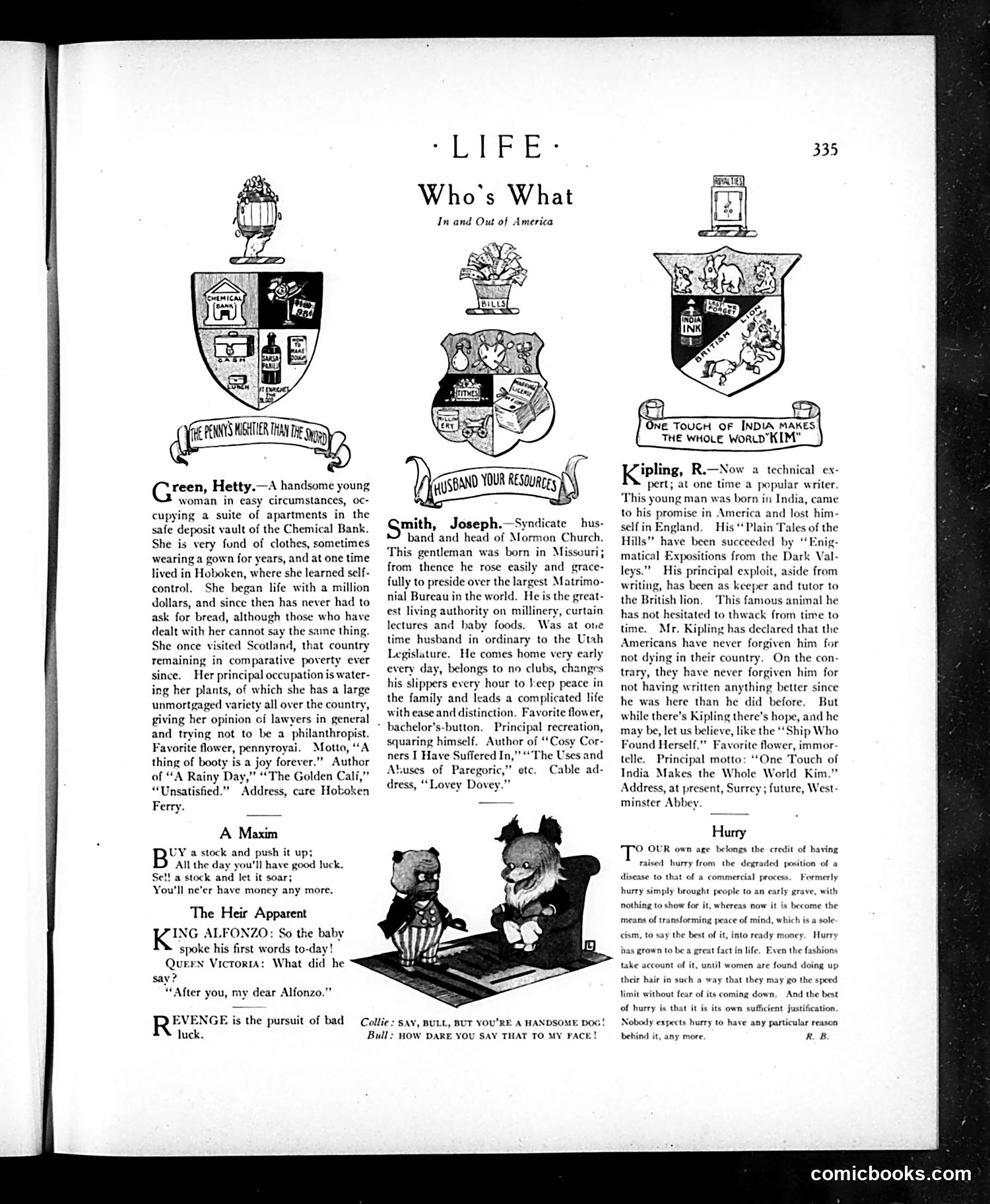 Life — September 19, 1907 — page 7: Life, 1907-09-19