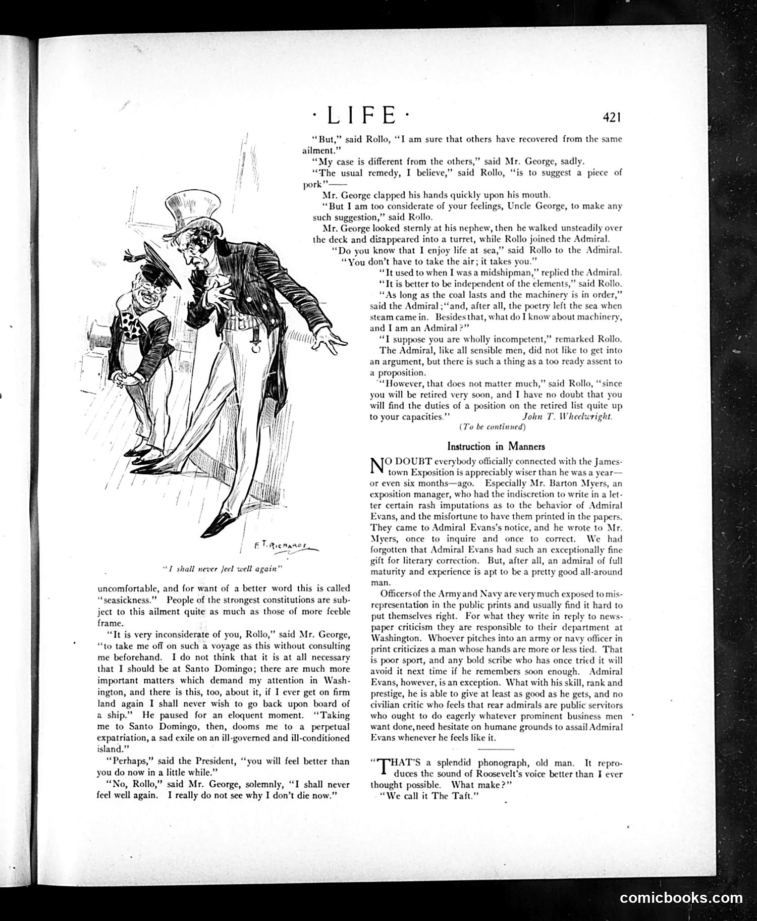 Life — October 10, 1907 — page 9: Life, 1907-10-10