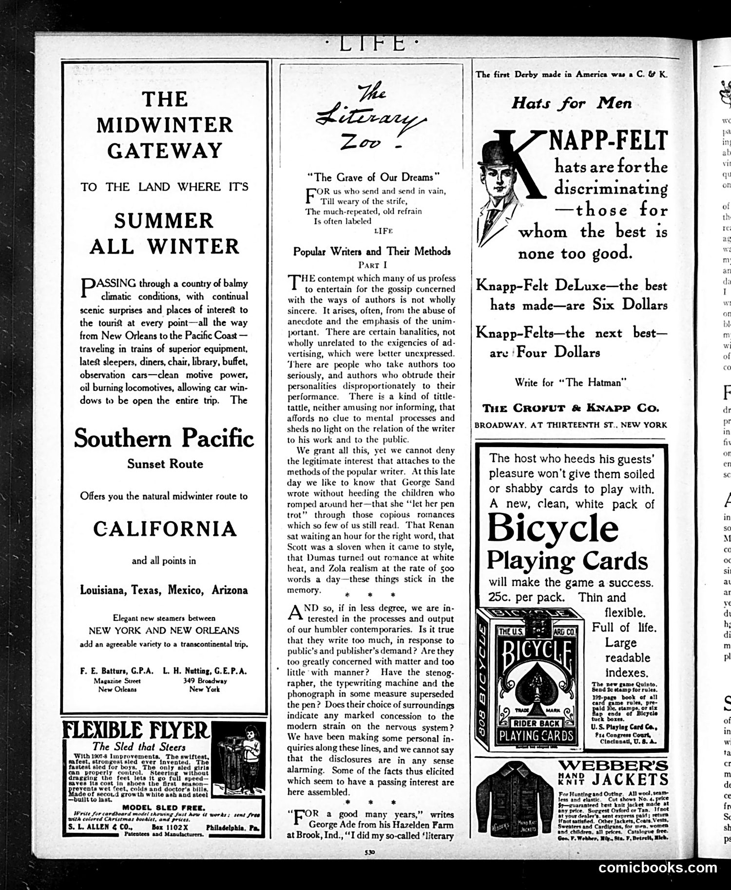 Life — November 7, 1907 — page 6: Life, 1907-11-07