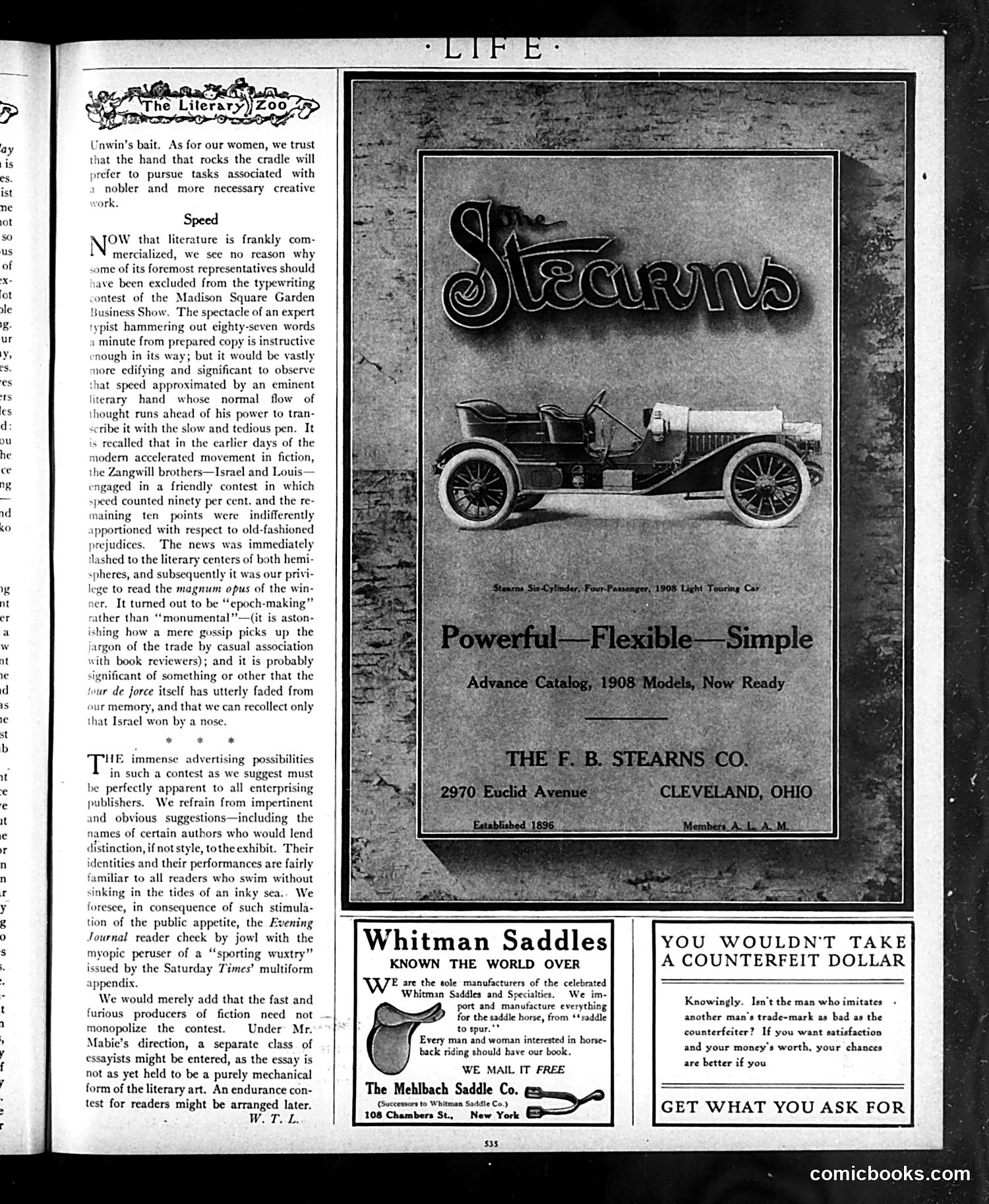 Life — November 7, 1907 — page 11: Life, 1907-11-07