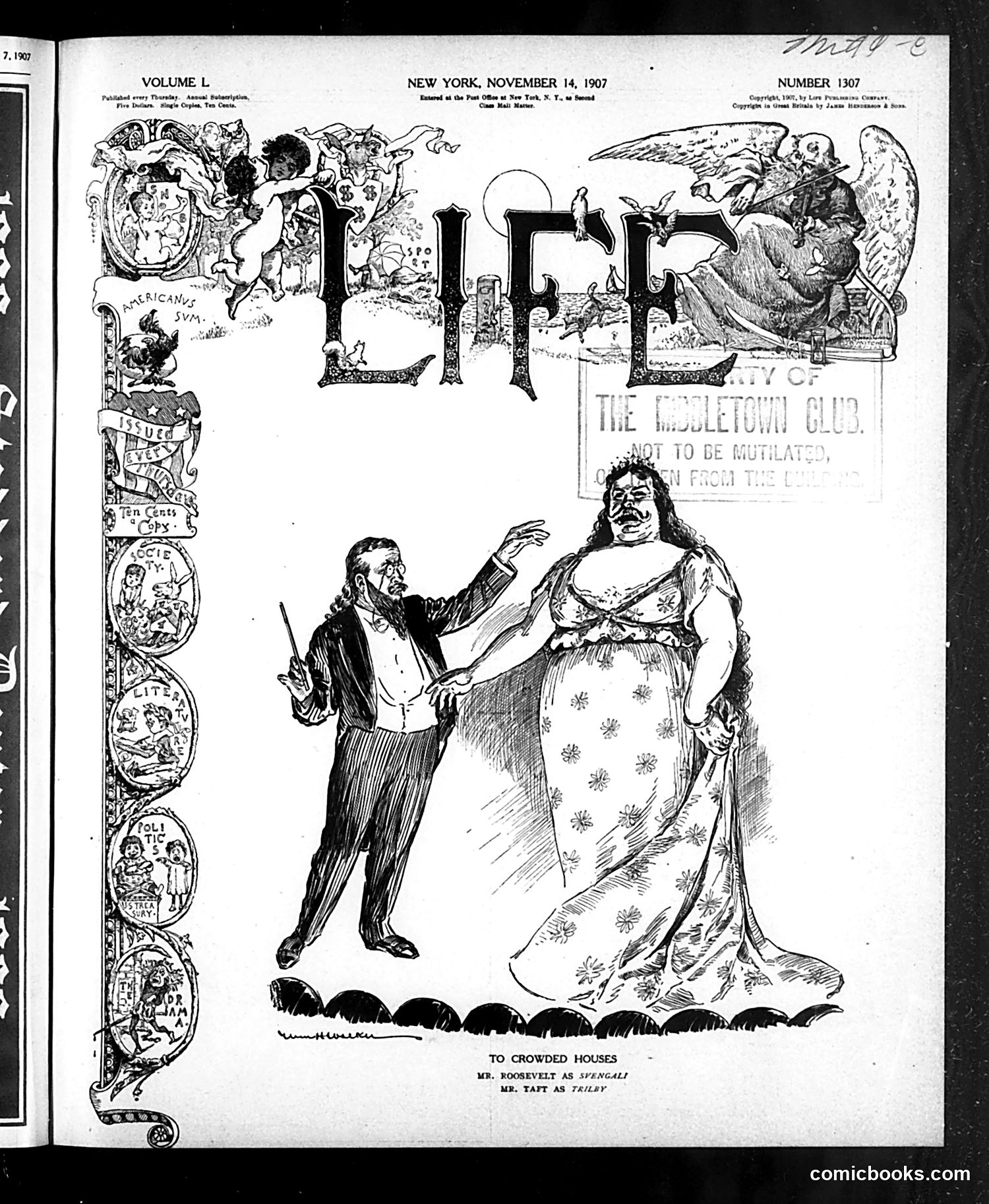 Life — November 14, 1907 — page 1: Life, 1907-11-14
