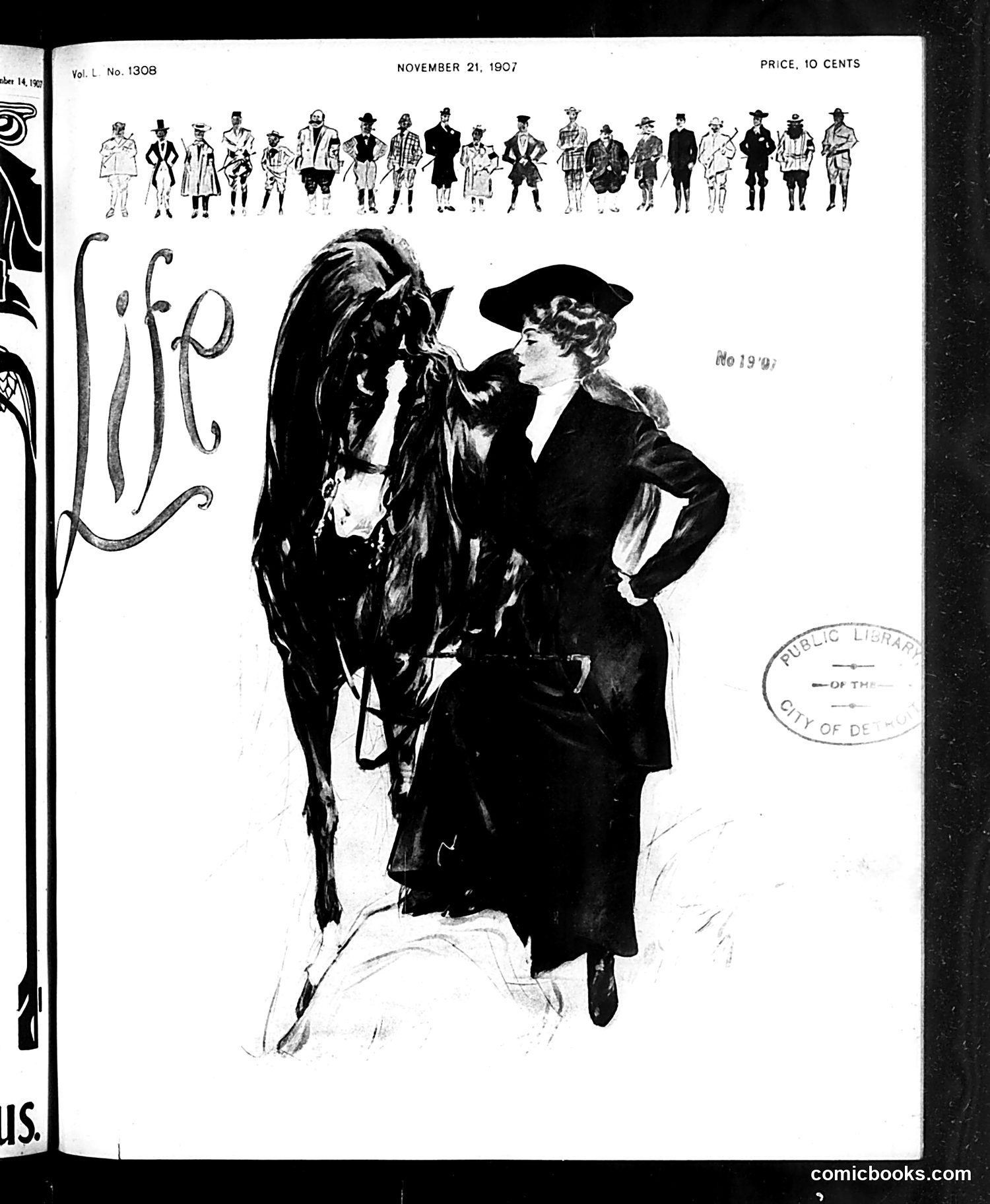 Life — November 21, 1907 — page 1: Life, 1907-11-21