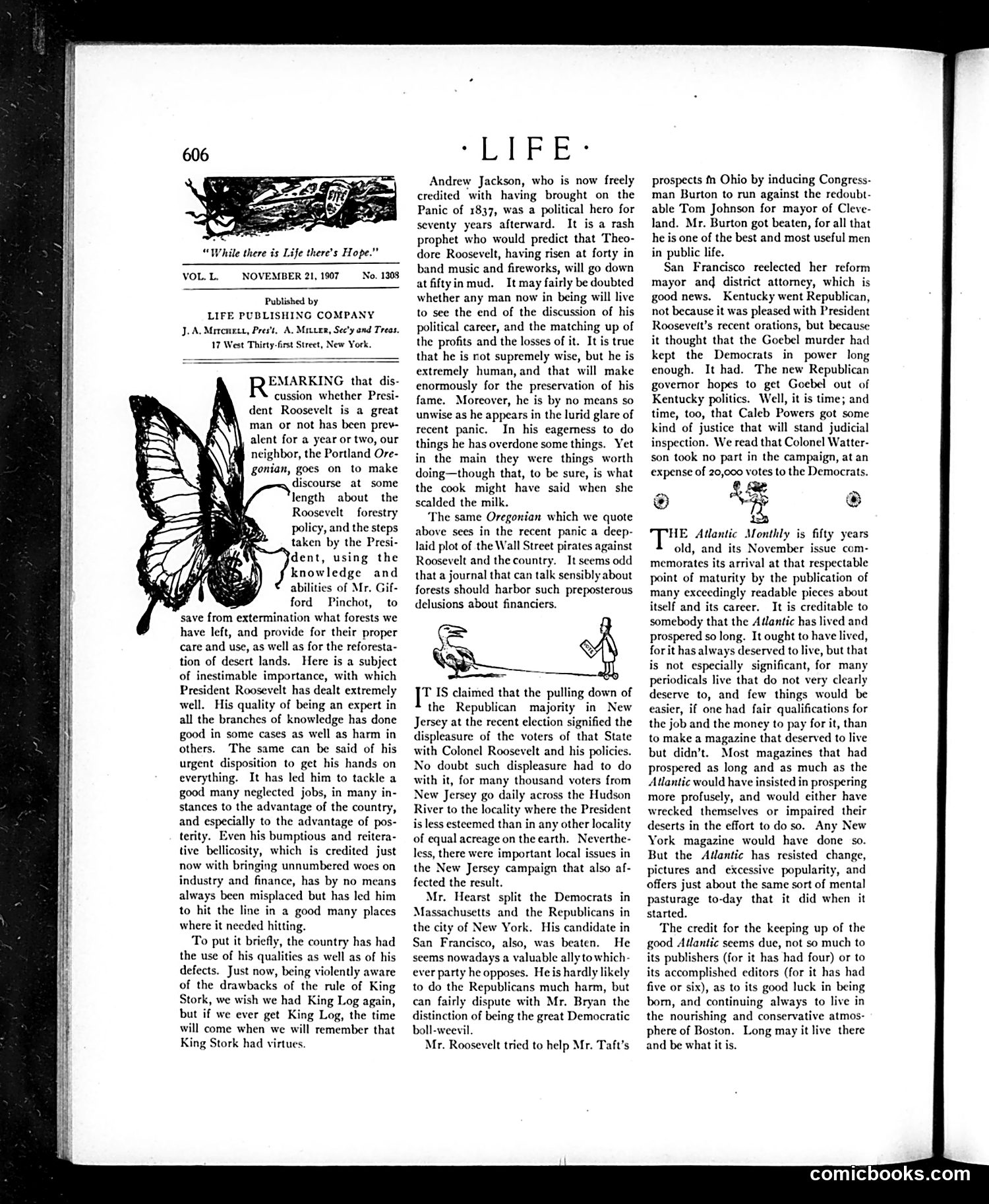 Life — November 21, 1907 — page 10: Life, 1907-11-21