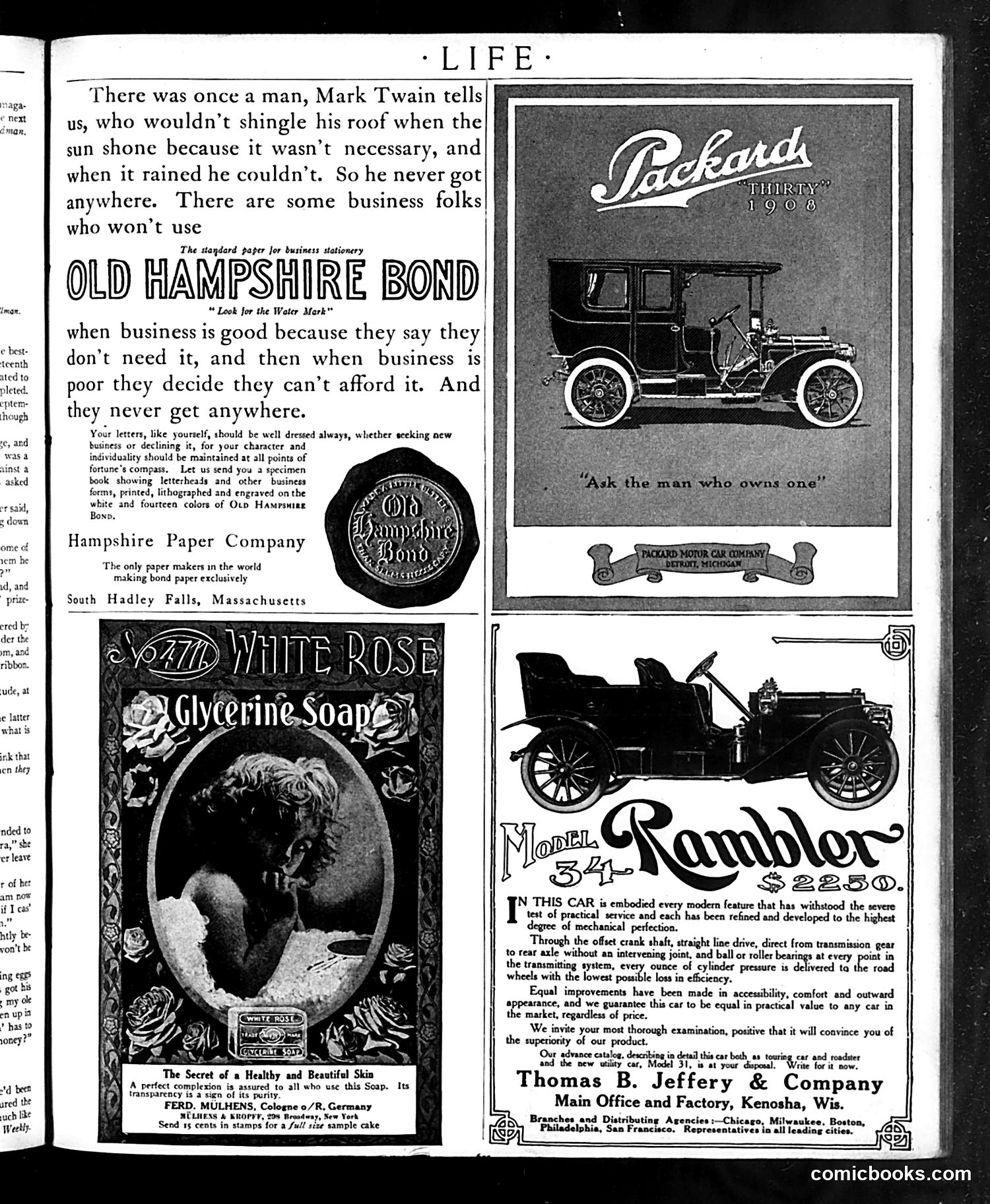 Life — December 5, 1907 — page 5: Life, 1907-12-05