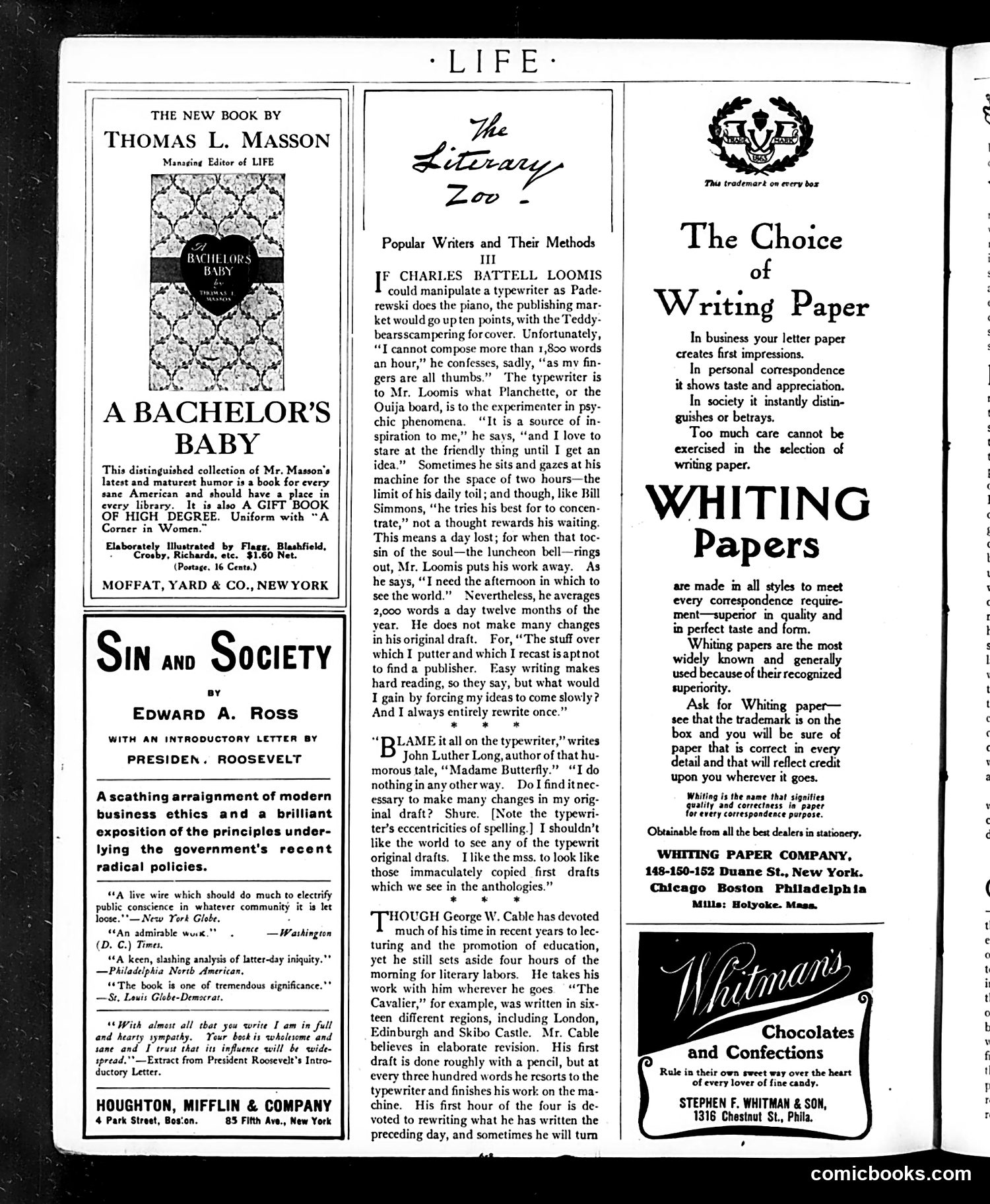Life — December 5, 1907 — page 10: Life, 1907-12-05