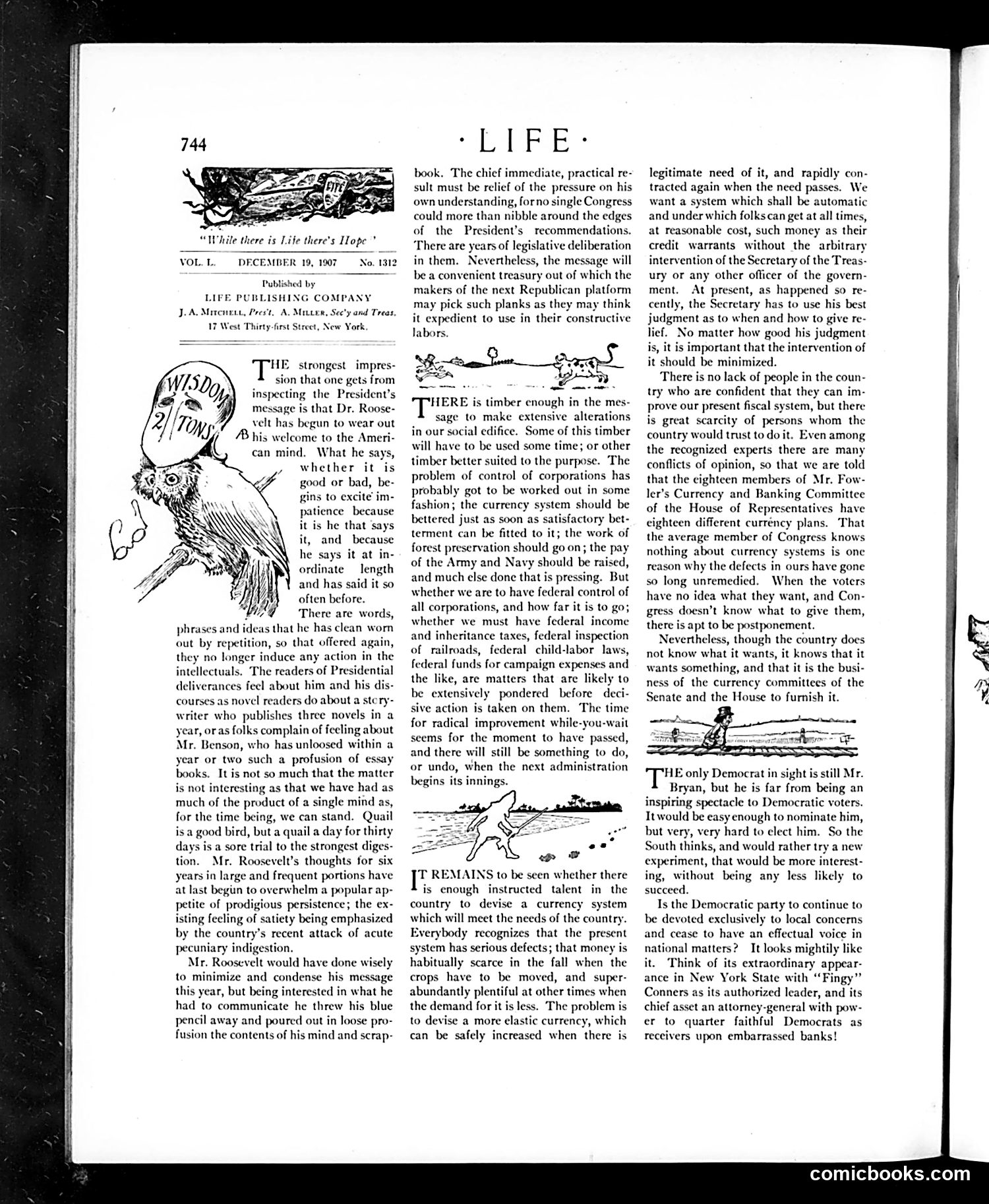 Life — December 19, 1907 — page 8: Life, 1907-12-19