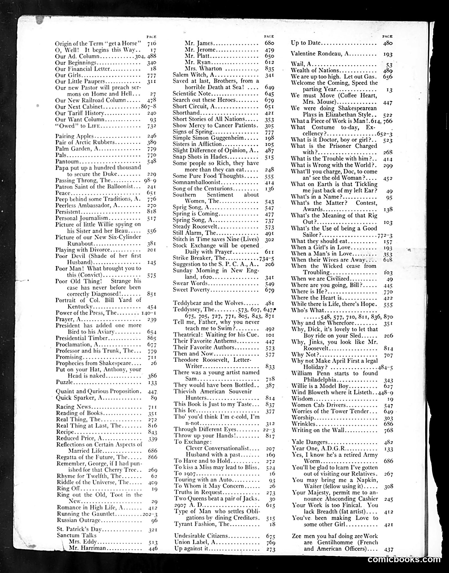 Life — 1907 — page 2: Life, 1907