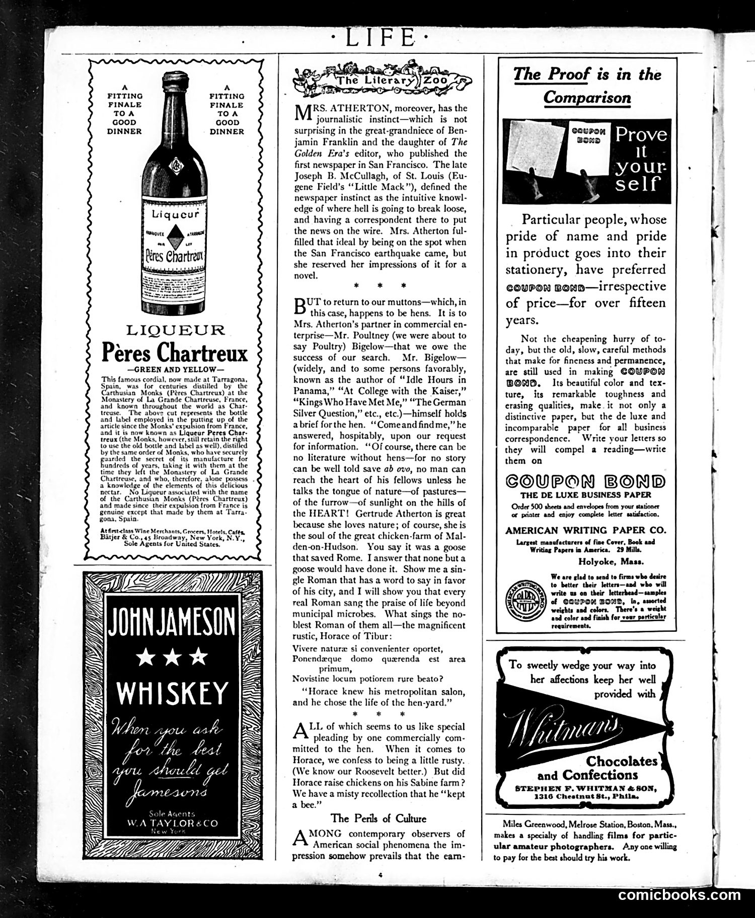 Life — January 2, 1908 — page 4: Life, 1908-01-02