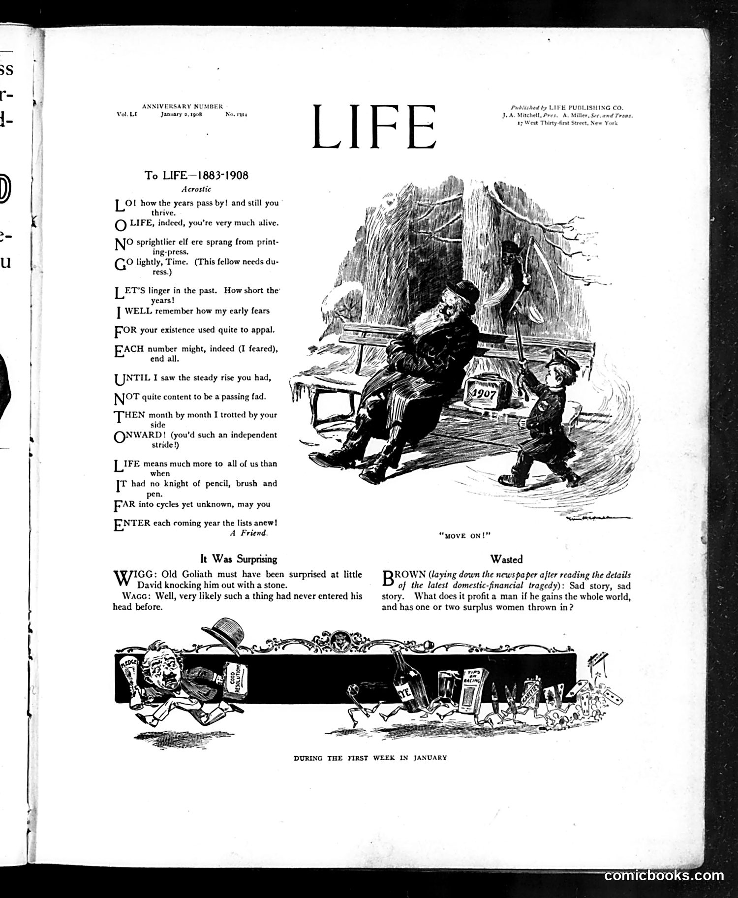 Life — January 2, 1908 — page 7: Life, 1908-01-02