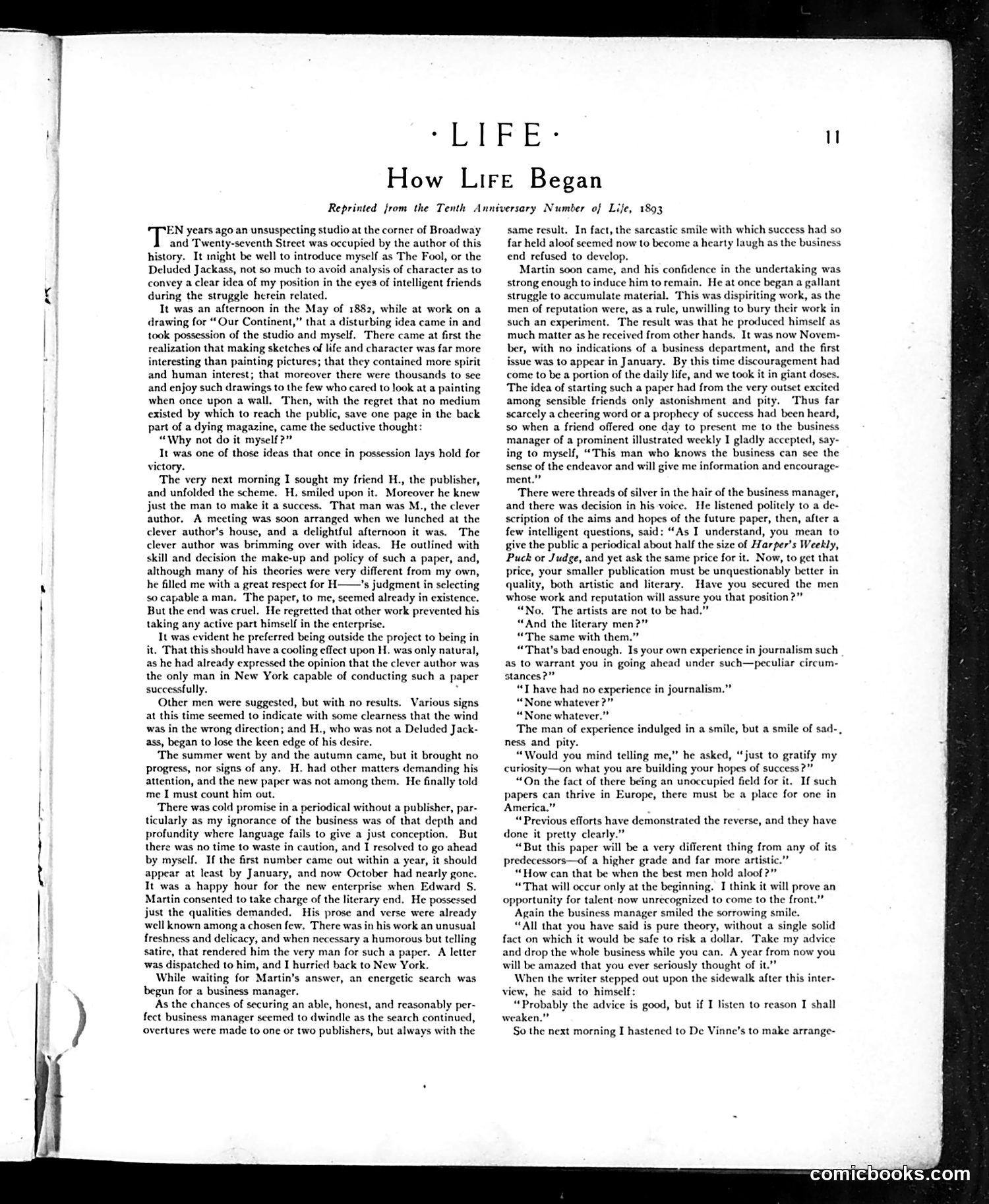 Life — January 2, 1908 — page 11: Life, 1908-01-02