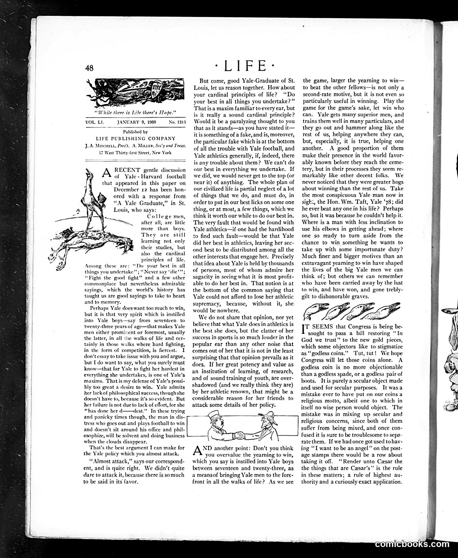 Life — January 9, 1908 — page 4: Life, 1908-01-09