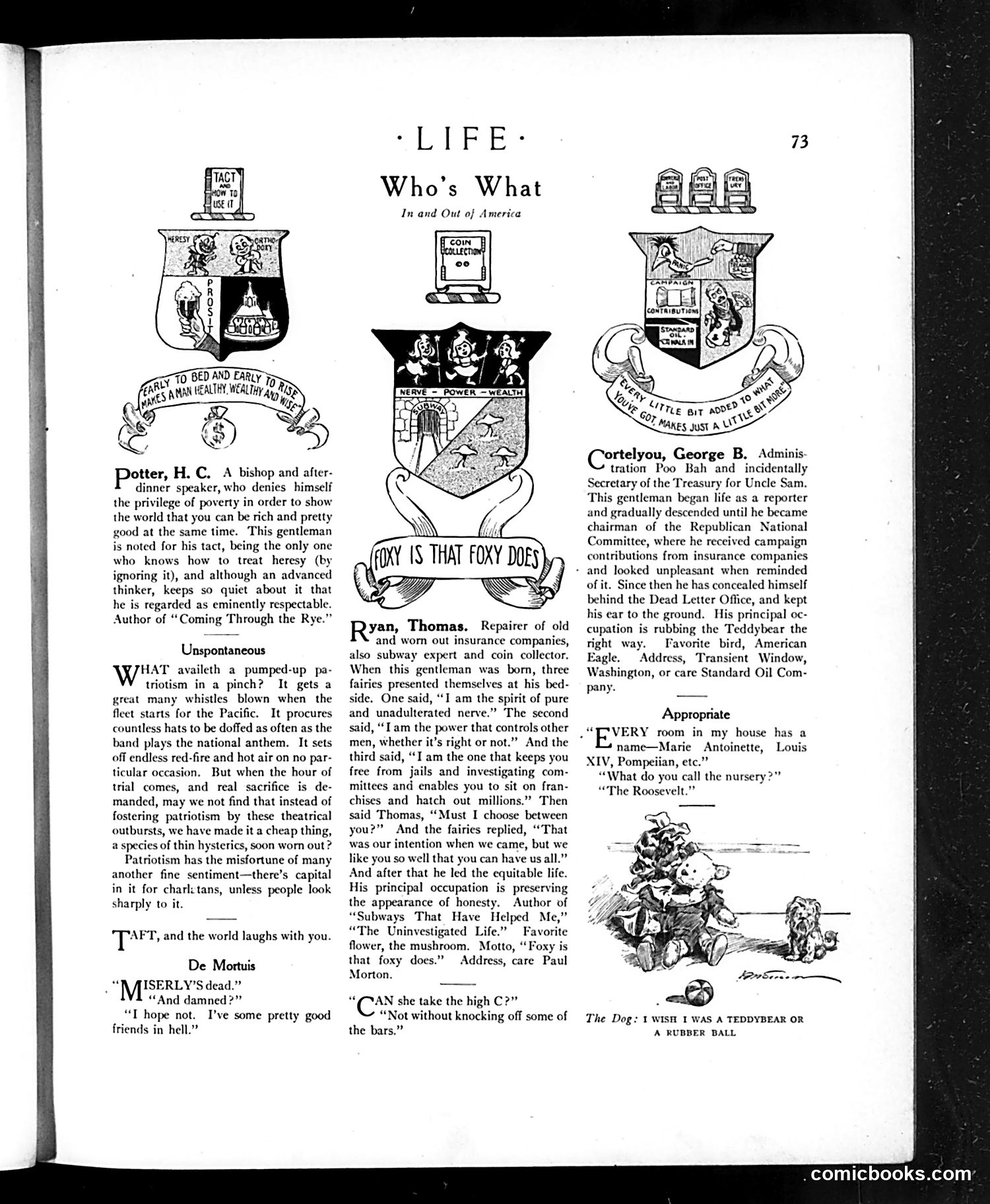 Life — January 16, 1908 — page 9: Life, 1908-01-16