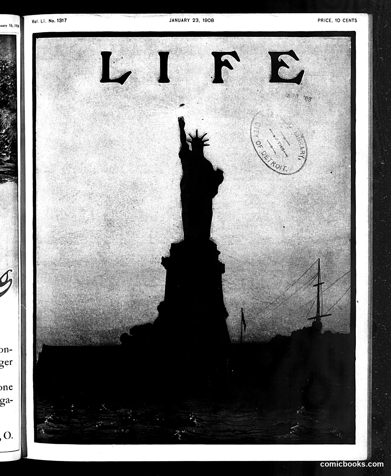 Life — January 23, 1908 — page 1: Life, 1908-01-23