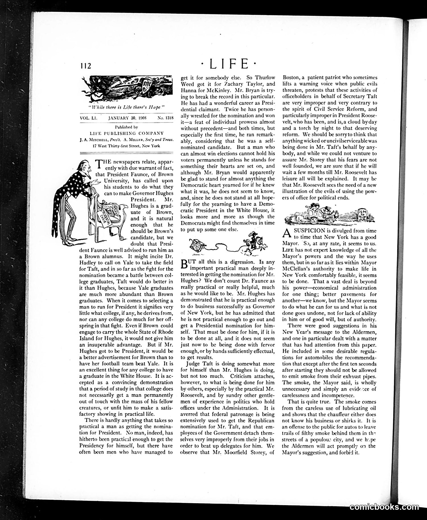 Life — January 30, 1908 — page 4: Life, 1908-01-30