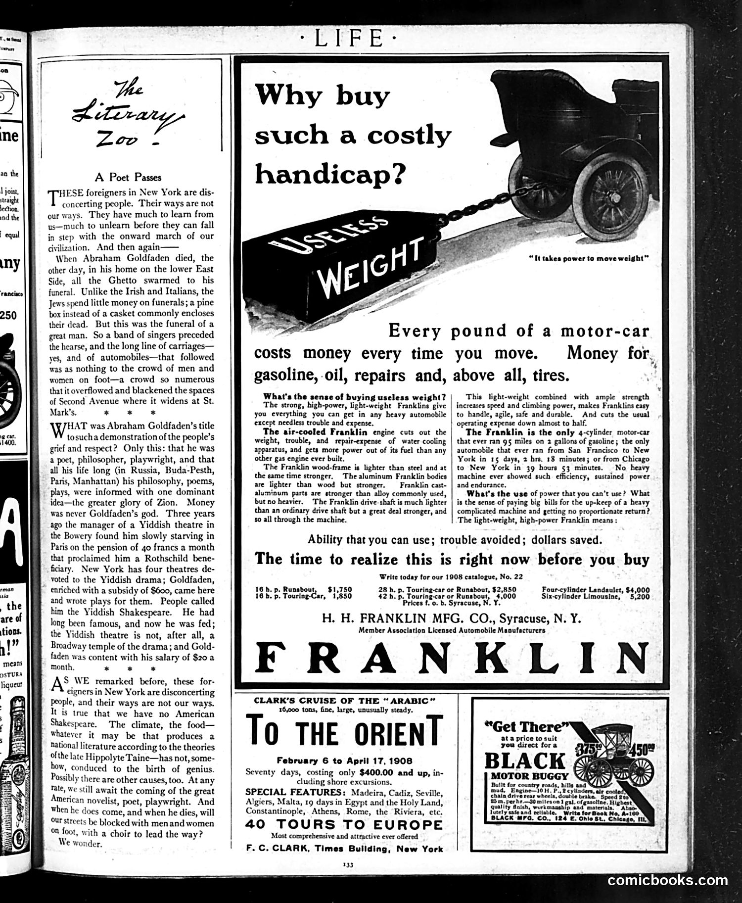 Life — February 6, 1908 — page 3: Life, 1908-02-06