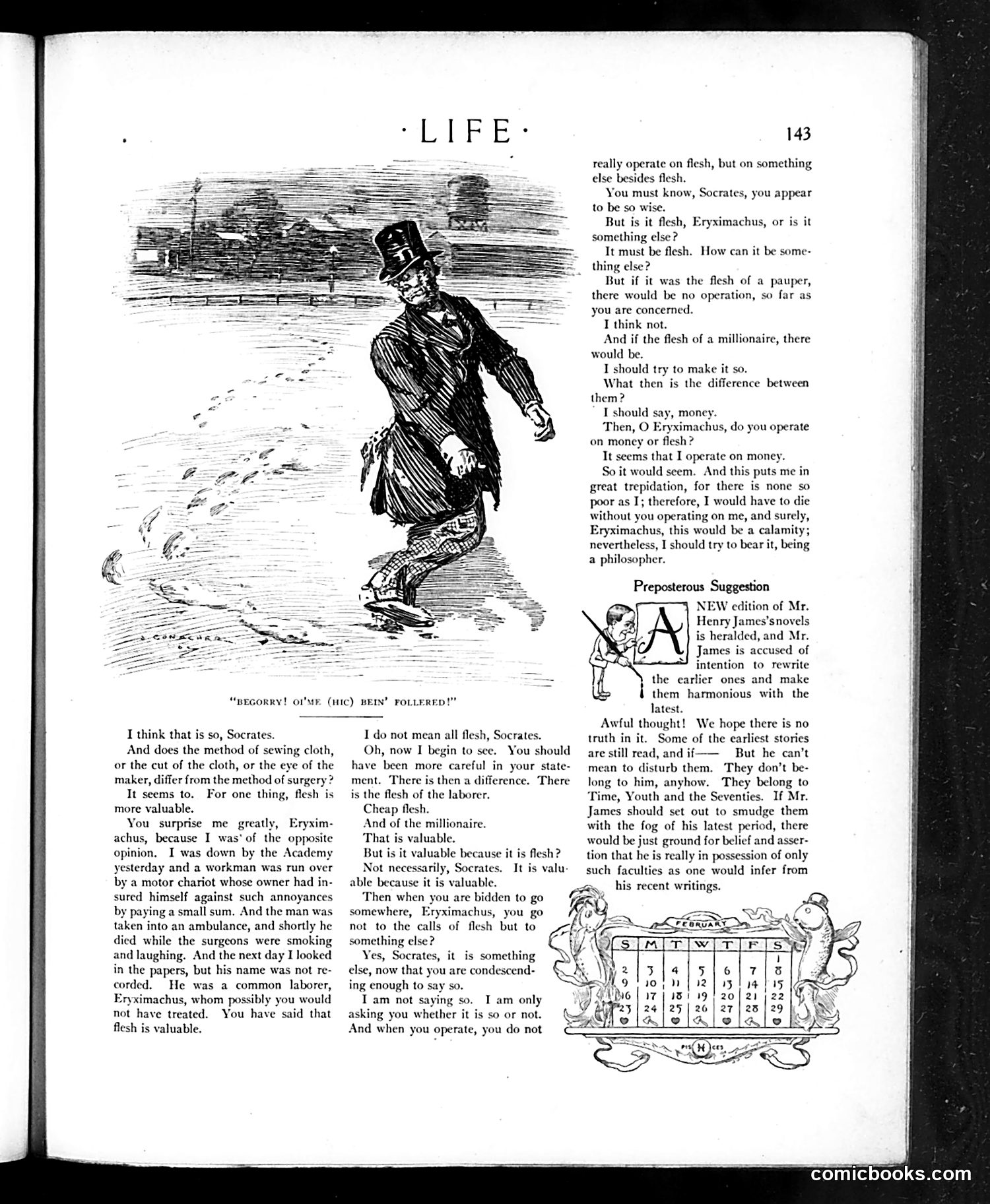 Life — February 6, 1908 — page 13: Life, 1908-02-06