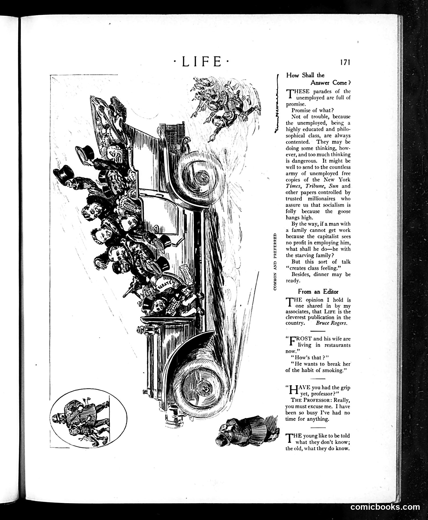 Life — February 13, 1908 — page 5: Life, 1908-02-13