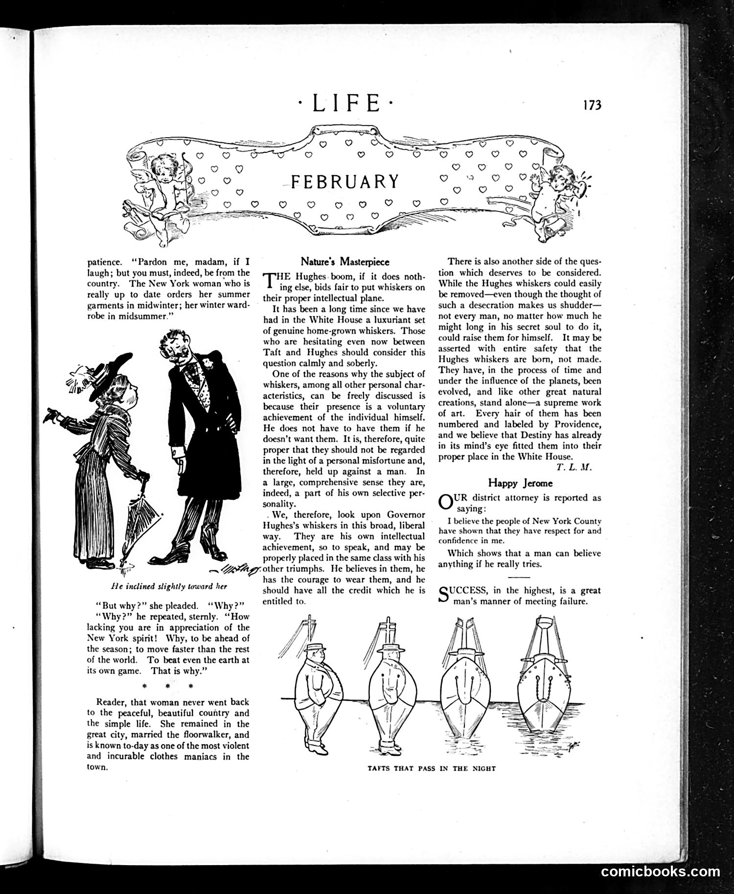 Life — February 13, 1908 — page 7: Life, 1908-02-13