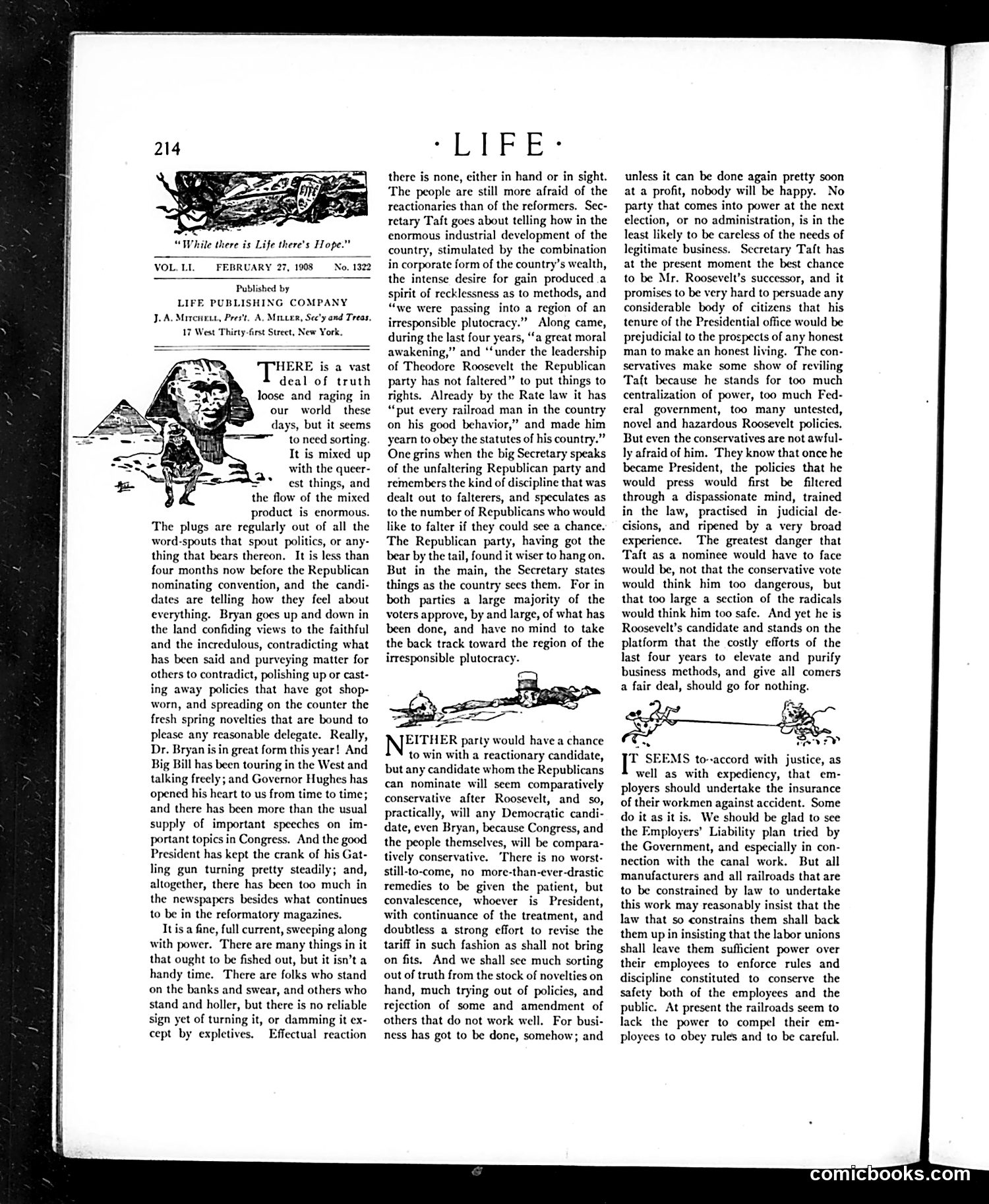Life — February 27, 1908 — page 4: Life, 1908-02-27