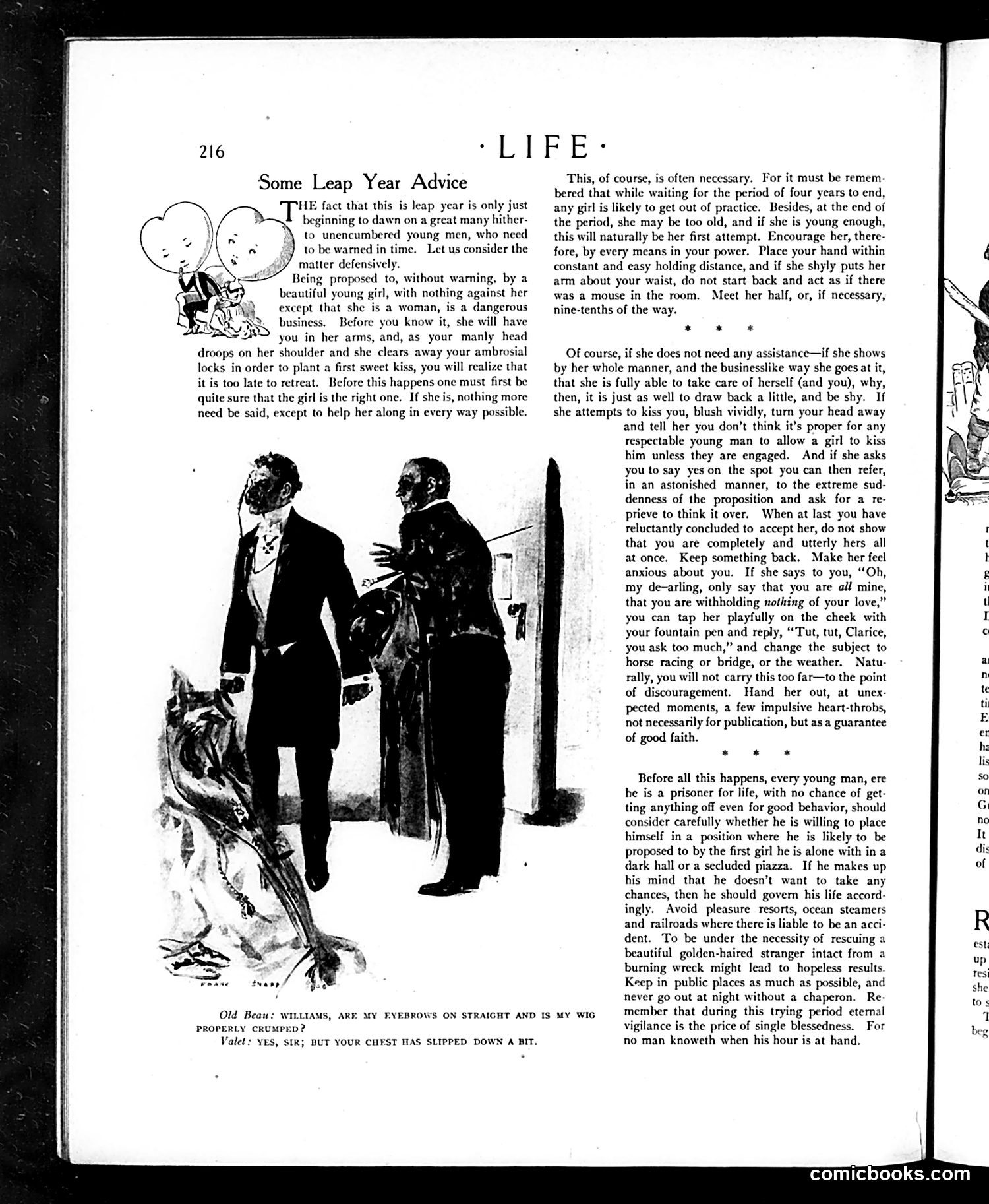 Life — February 27, 1908 — page 6: Life, 1908-02-27
