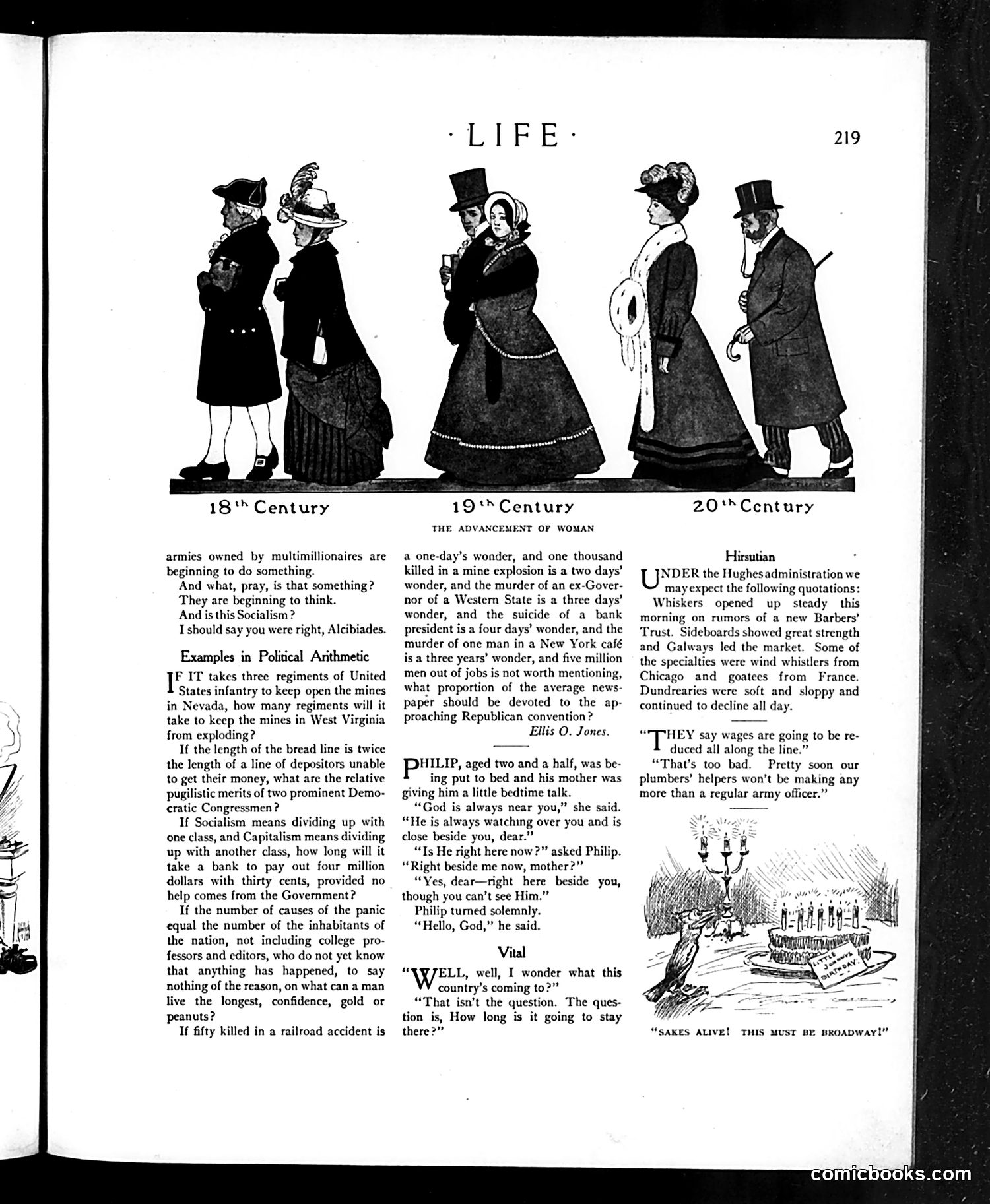 Life — February 27, 1908 — page 9: Life, 1908-02-27