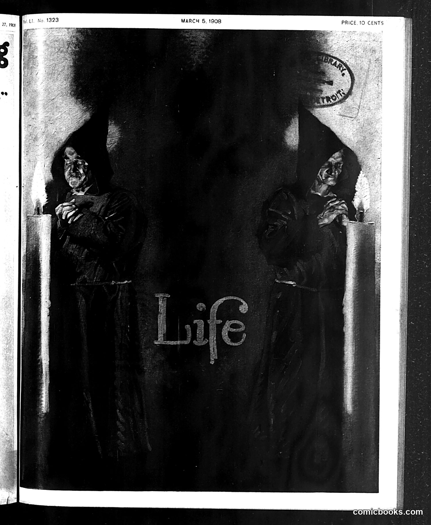 Life — March 5, 1908 — page 1: Life, 1908-03-05