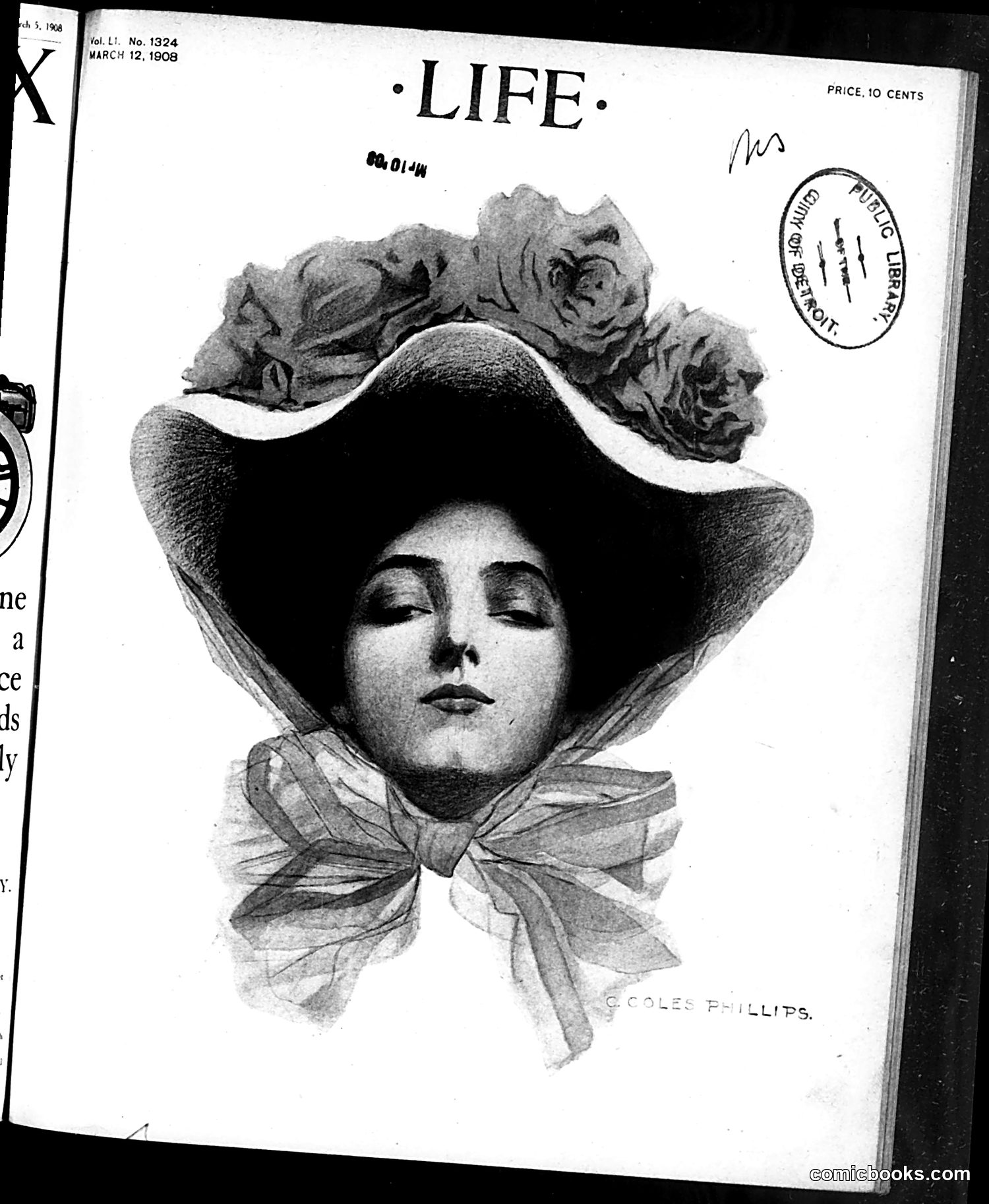 Life — March 12, 1908 — page 1: Life, 1908-03-12