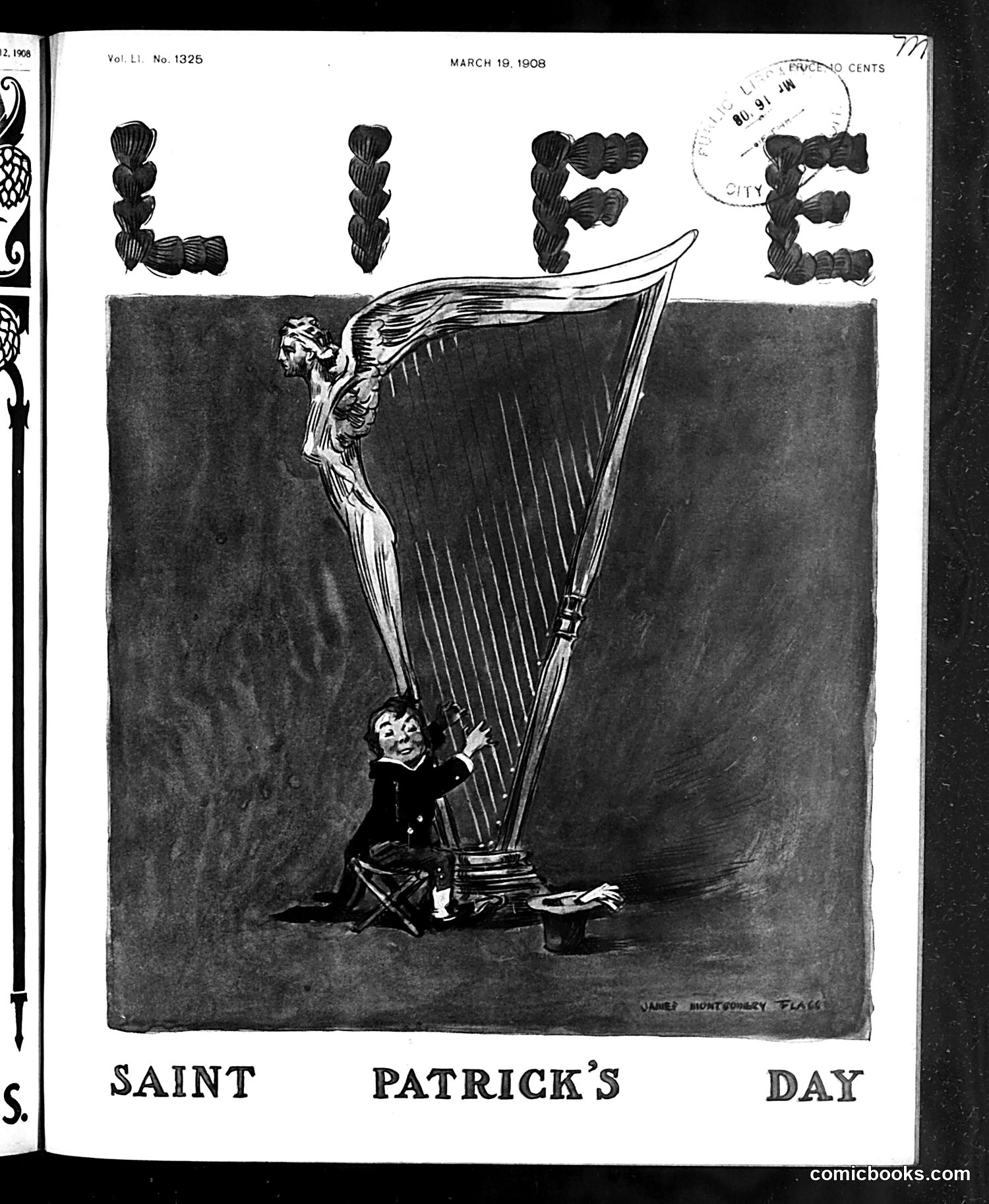 Life — March 19, 1908 — page 1: Life, 1908-03-19